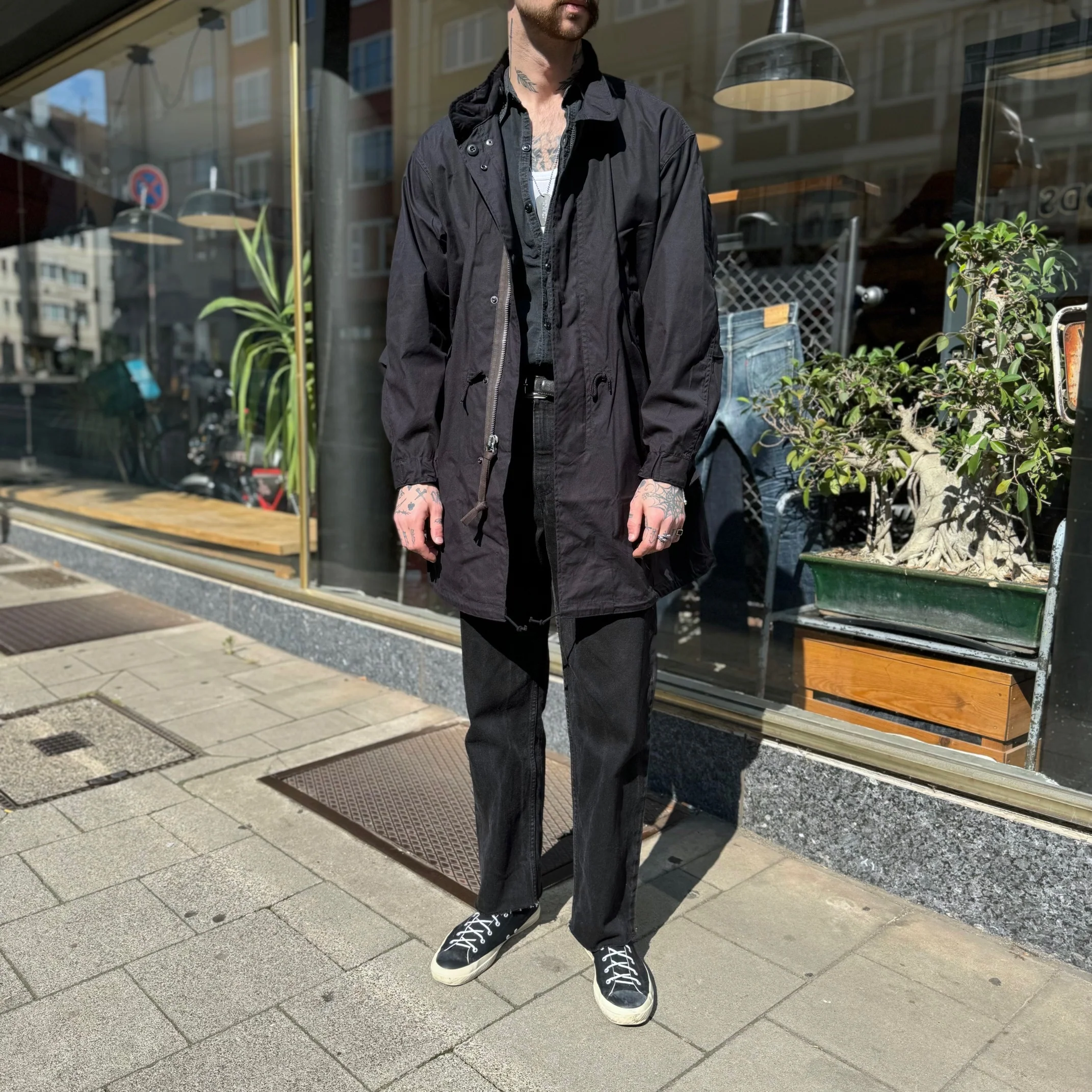 buzz rickson's | br15192 william gibson black, extreme - cold weather m-65 (no hood) - Image 2