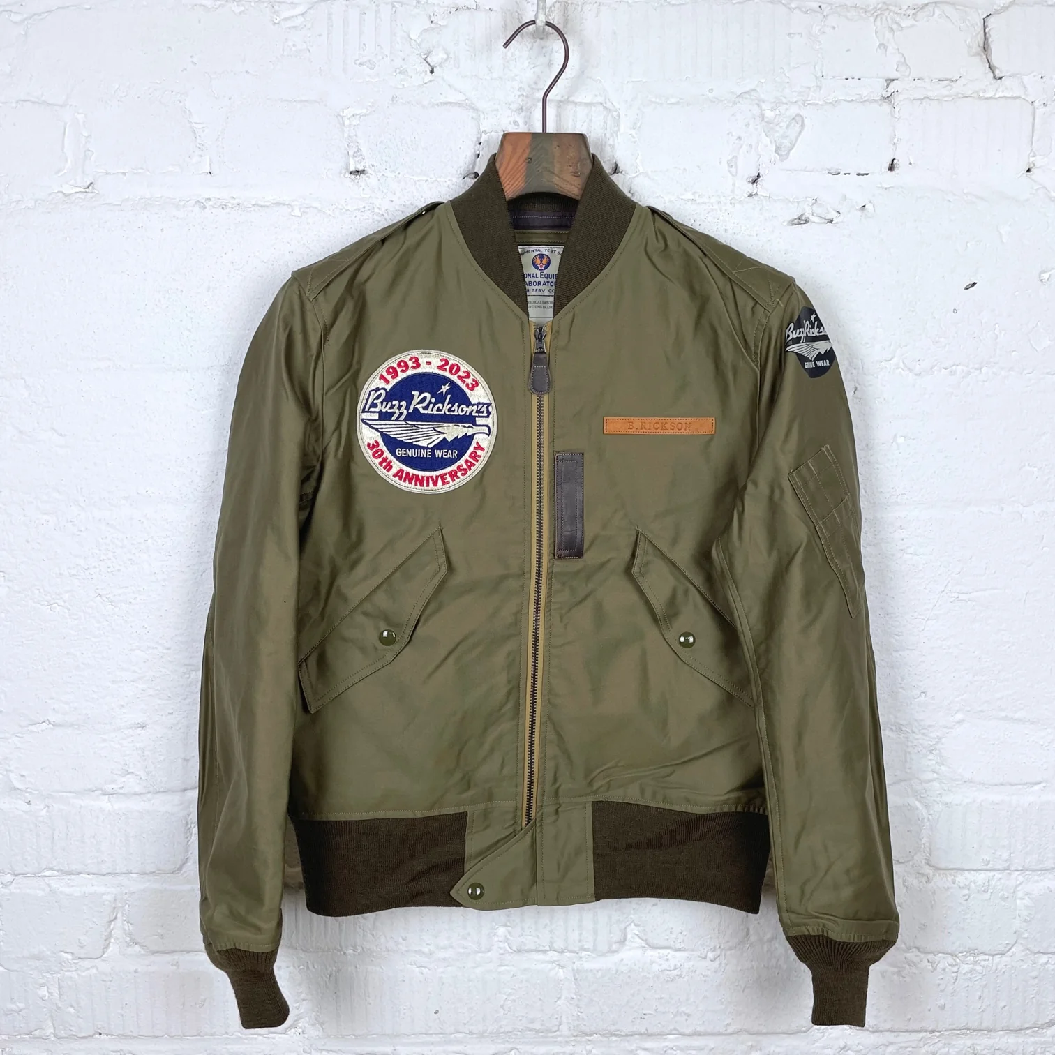 buzz rickson's | br15411 type l-2 - buzz rickson's 30th anniversary model staff jacket