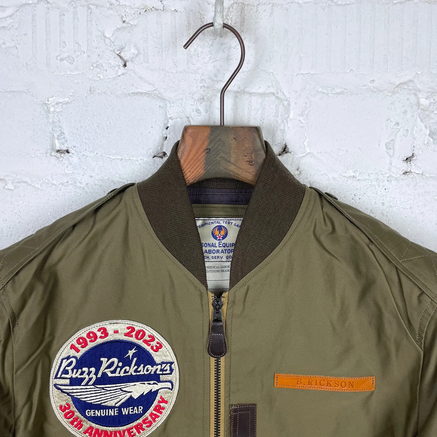 buzz rickson's | br15411 type l-2 - buzz rickson's 30th anniversary model staff jacket - Image 4