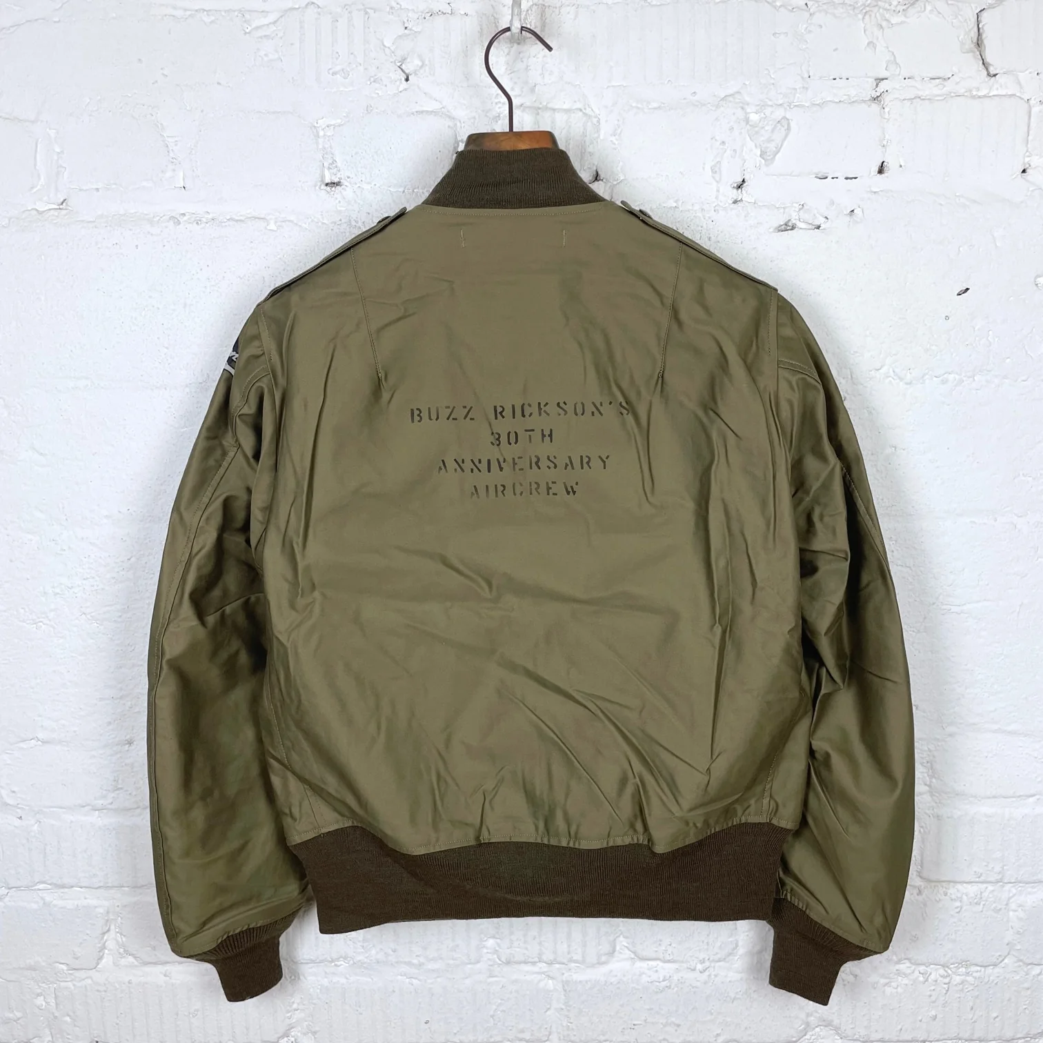 buzz rickson's | br15411 type l-2 - buzz rickson's 30th anniversary model staff jacket - Image 5