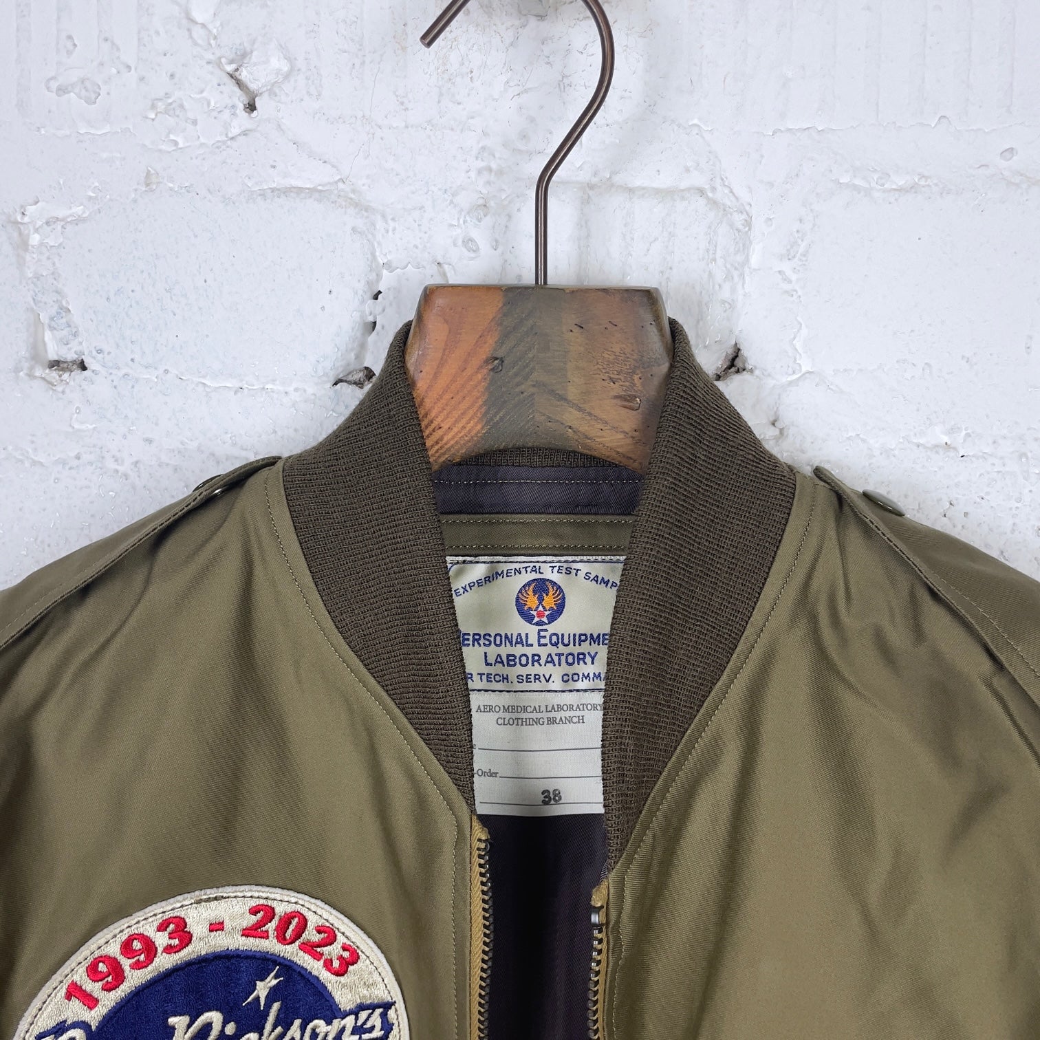 buzz rickson's | br15411 type l-2 - buzz rickson's 30th anniversary model staff jacket - Image 7