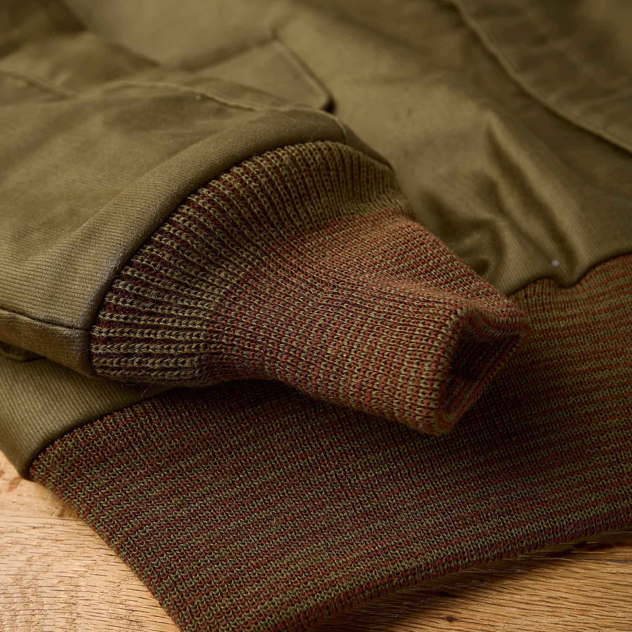 buzz rickson's | br15767 aviation associates jungle cloth a-2 - olive - Image 6