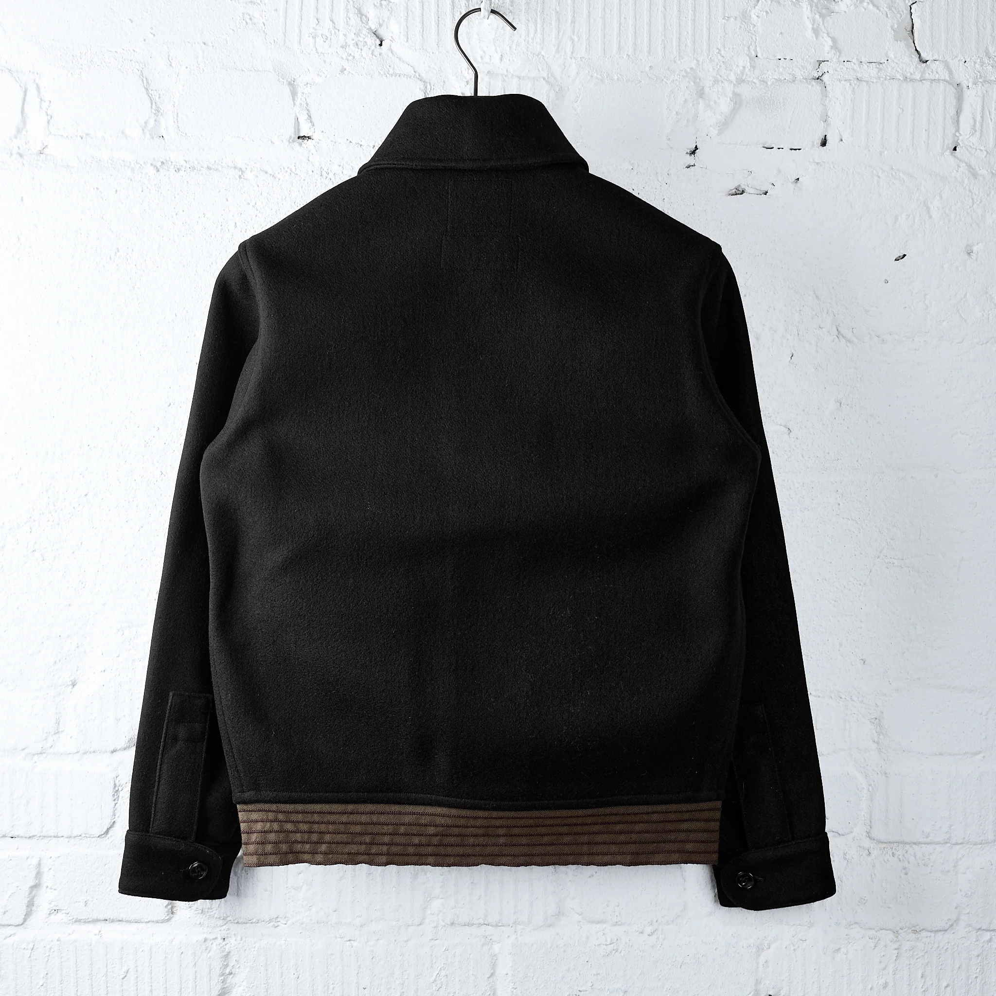 buzz rickson's | br15776 william gibson collection jacket, wool, black “ccc” - Image 3