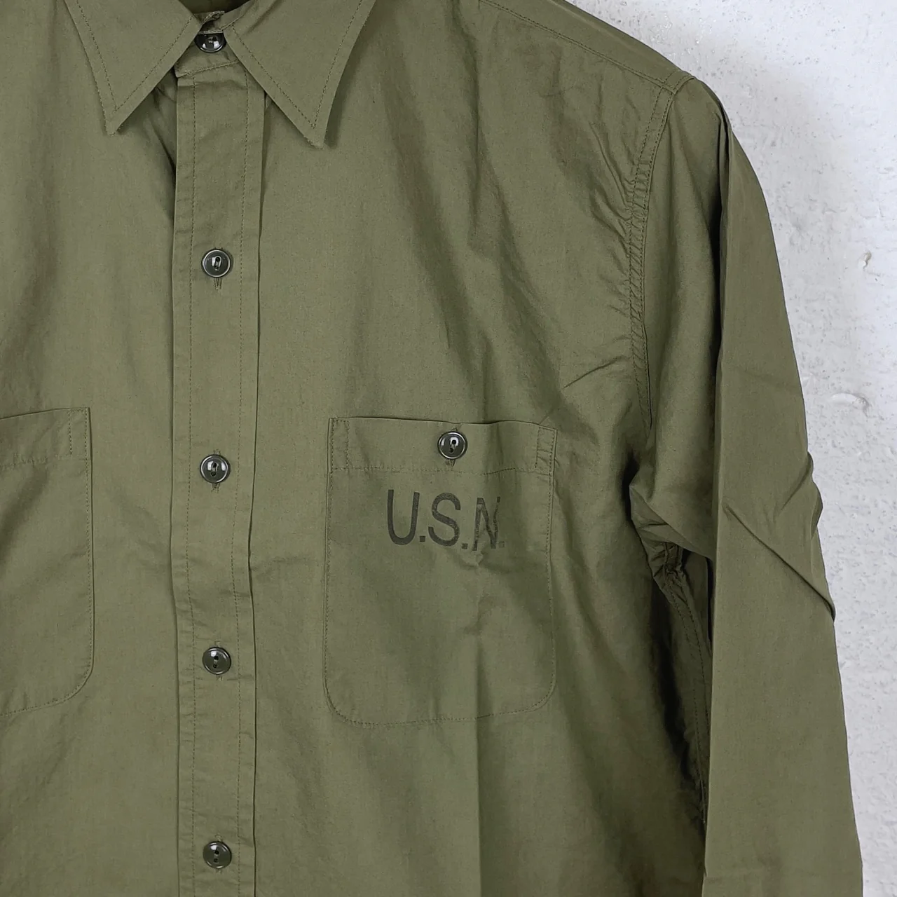 buzz rickson's | br28219 n-3 utility shirt (long sleeve) - Image 5