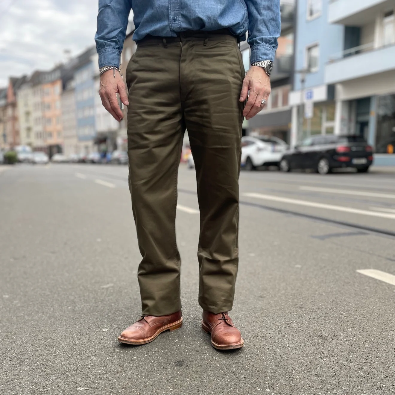 buzz rickson's | br40025a original spec chinos olive - Image 2