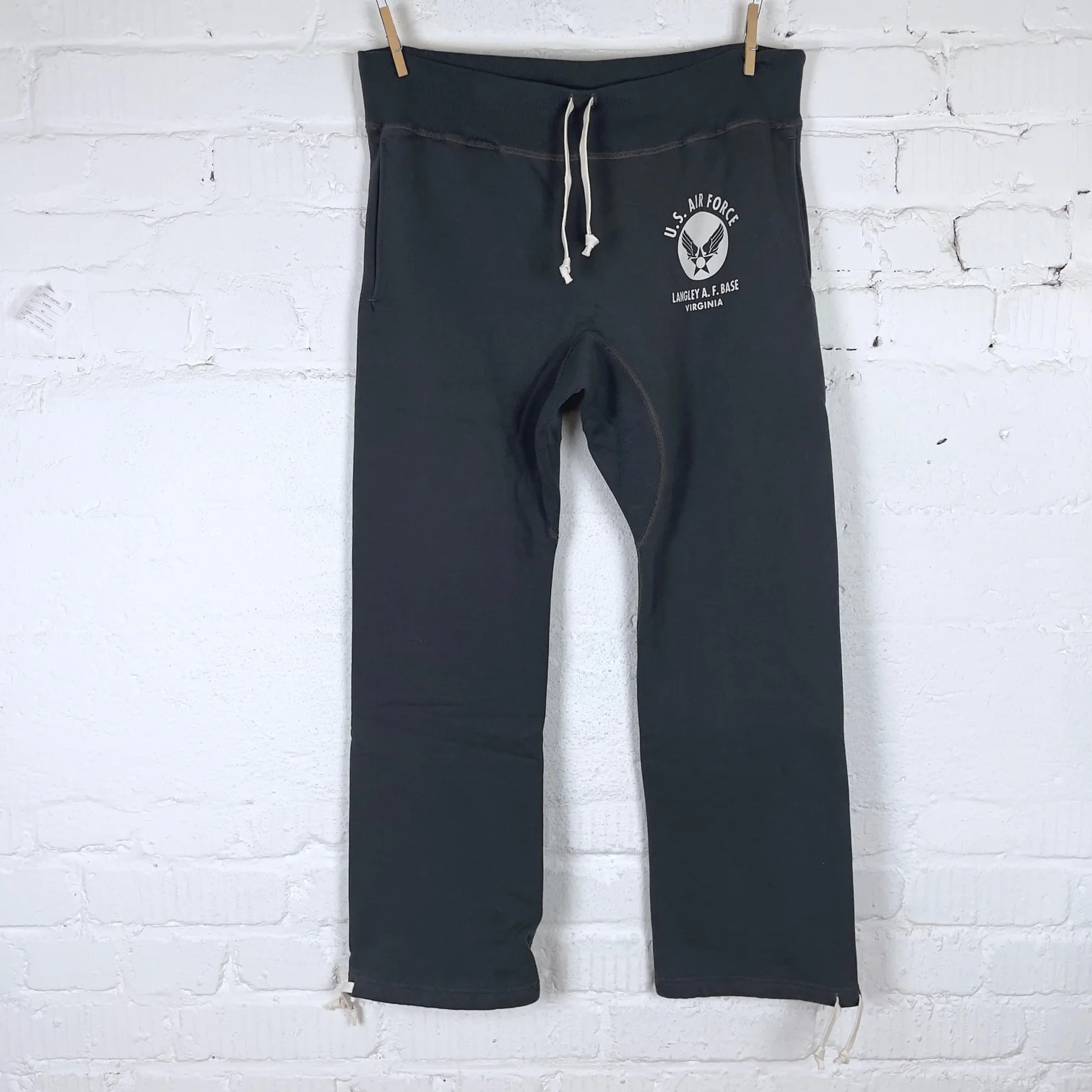 buzz rickson's | br40973 sweat pants us air force - black