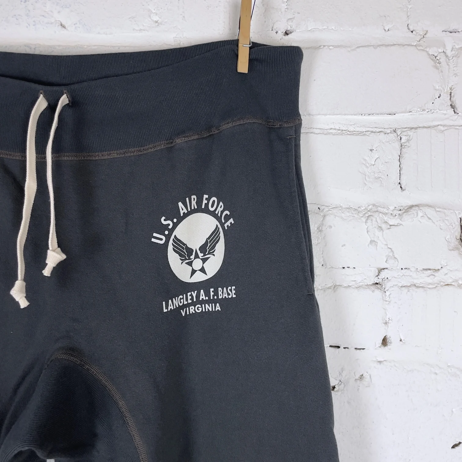 buzz rickson's | br40973 sweat pants us air force - black - Image 2