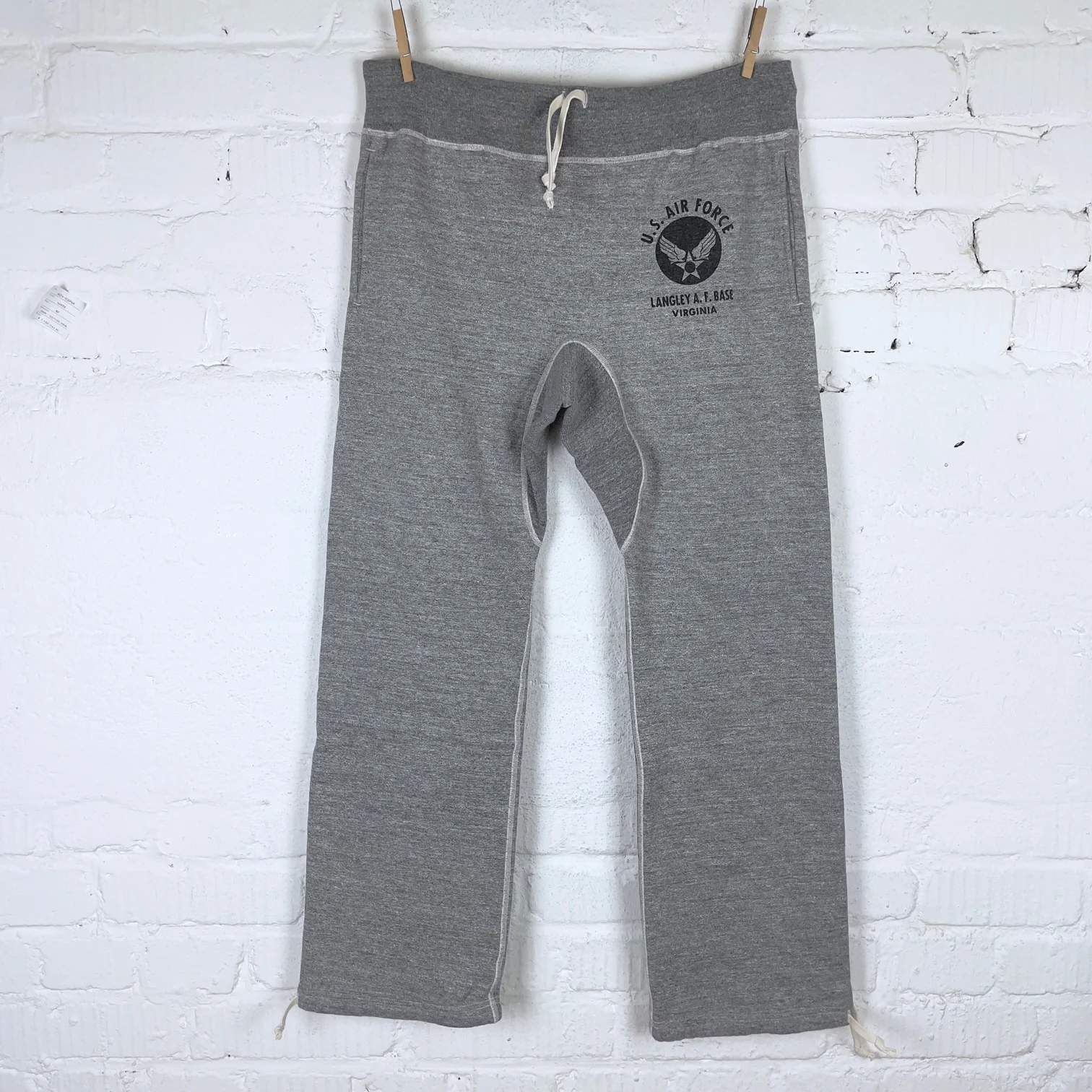 buzz rickson's | br40973 sweat pants us air force - h.gray