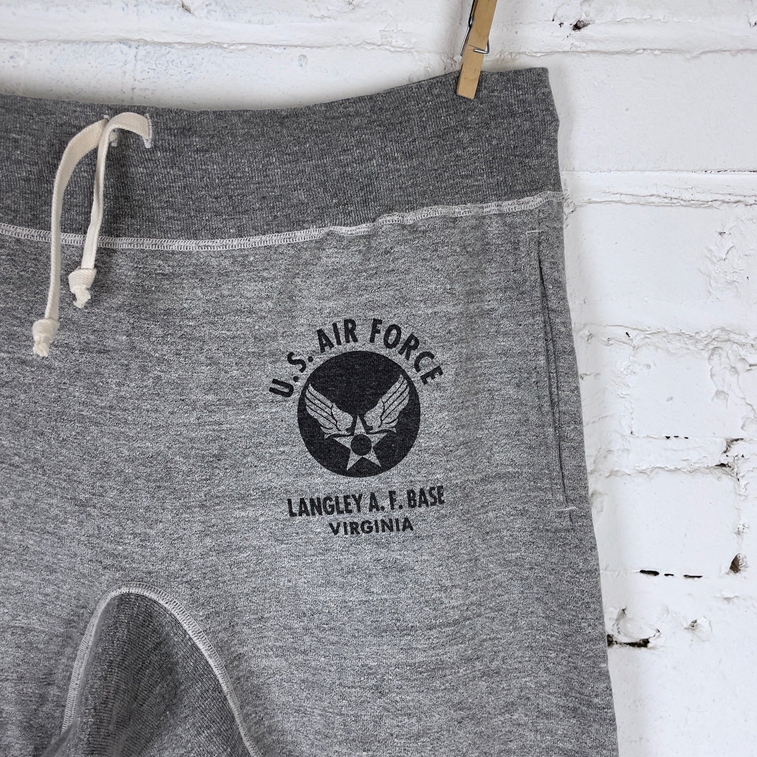 buzz rickson's | br40973 sweat pants us air force - h.gray - Image 2