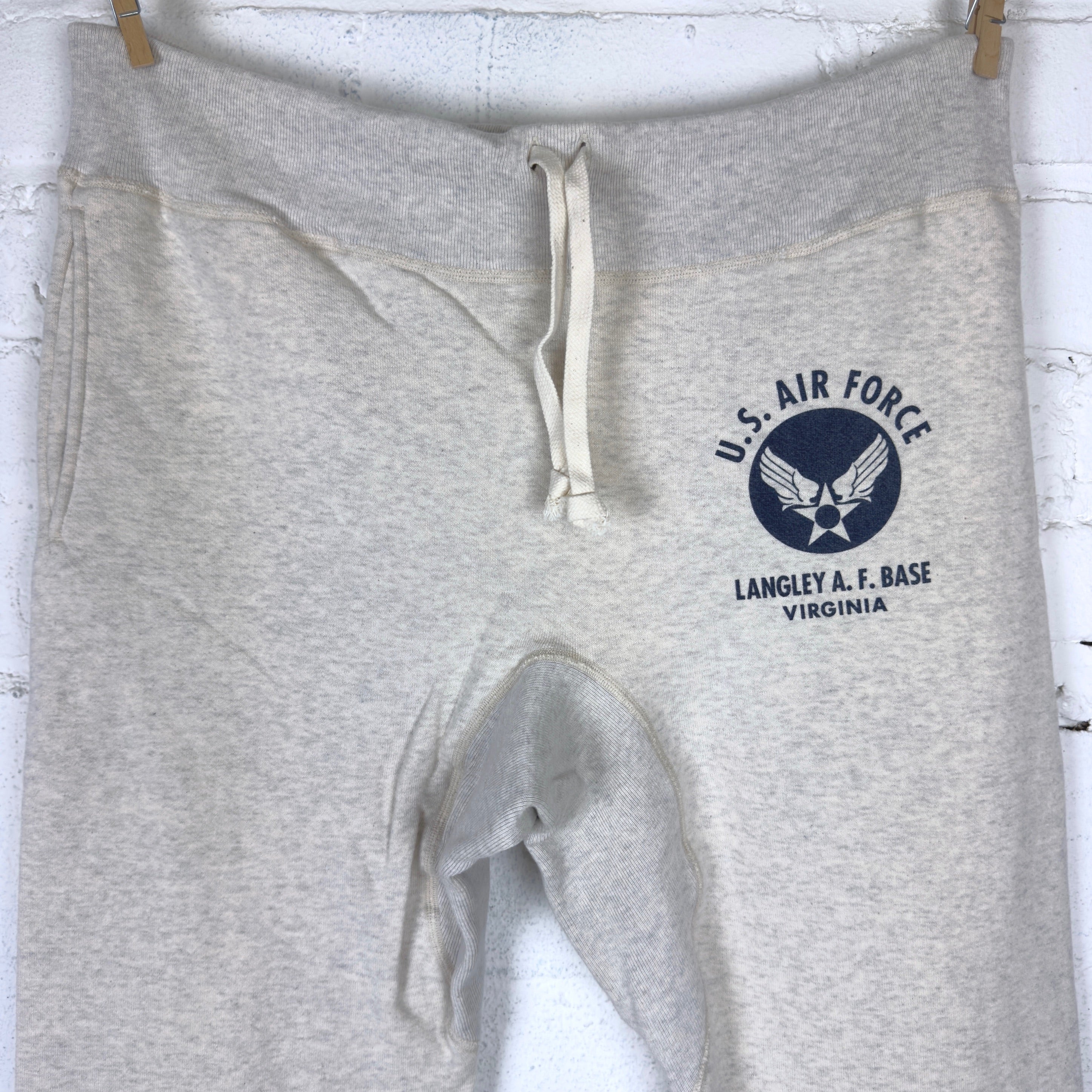 buzz rickson's | br40973 sweat pants us air force - oatmeal - Image 2
