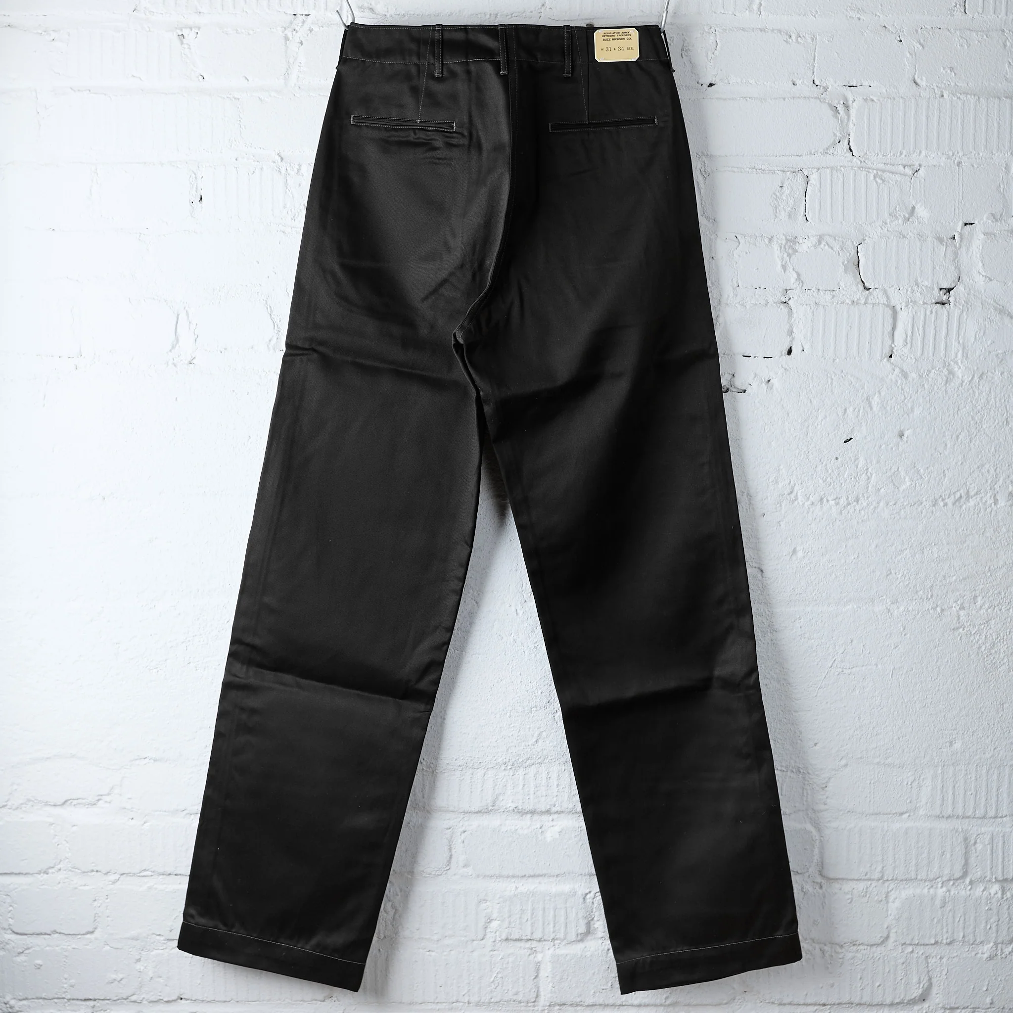 buzz rickson's | br41860 william gibson collection black chino 1942 model - Image 2