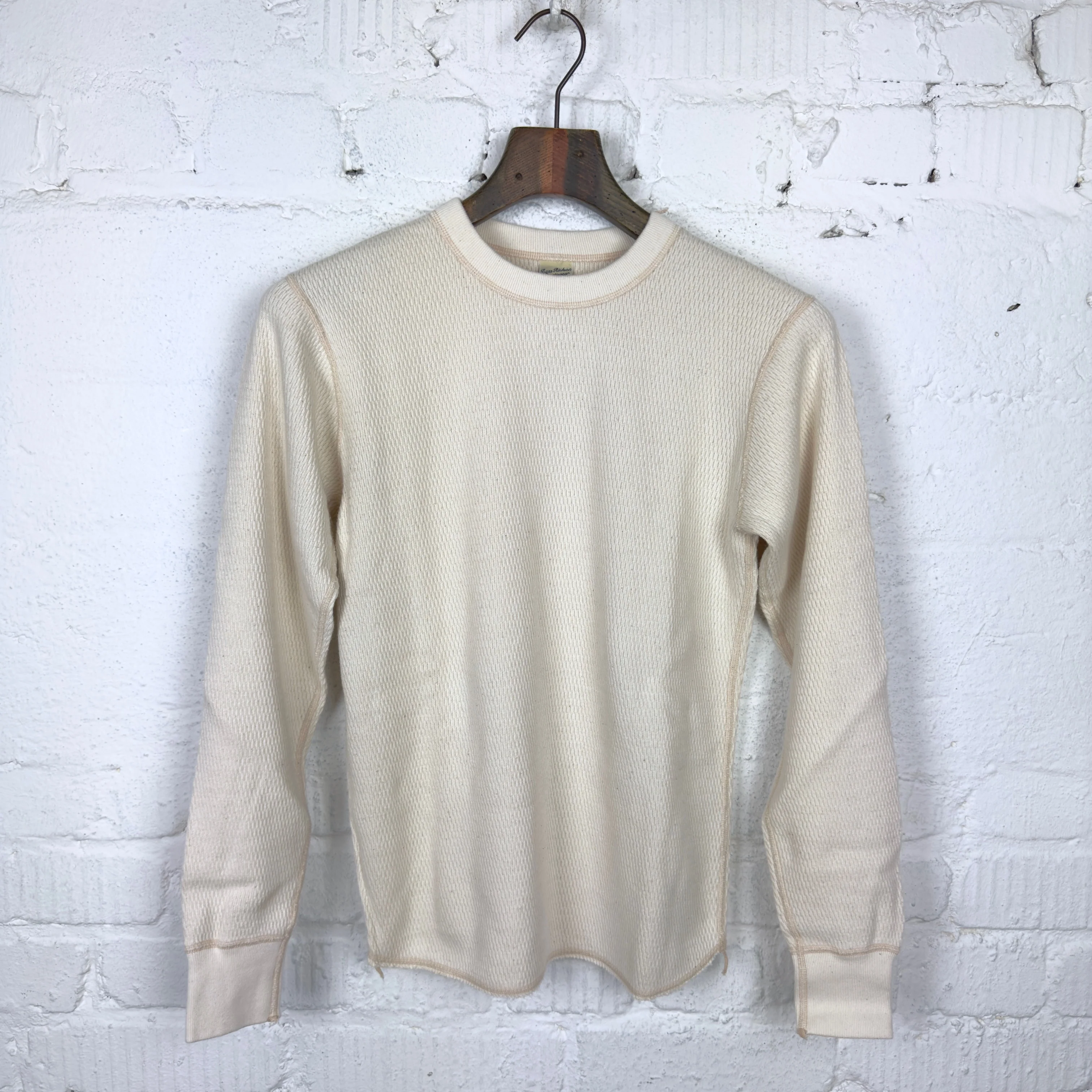 buzz rickson's | br63755 l-s thermal shirt - natural
