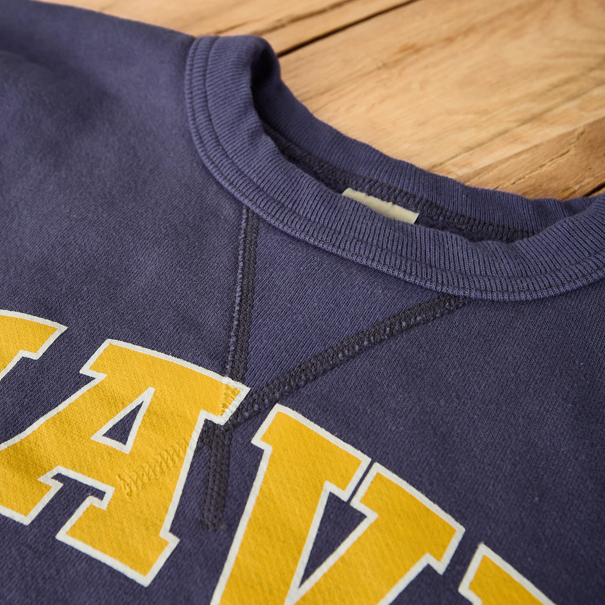 buzz rickson's | br69695 crew neck sweat shirt navy bill the goat - navy - Image 4
