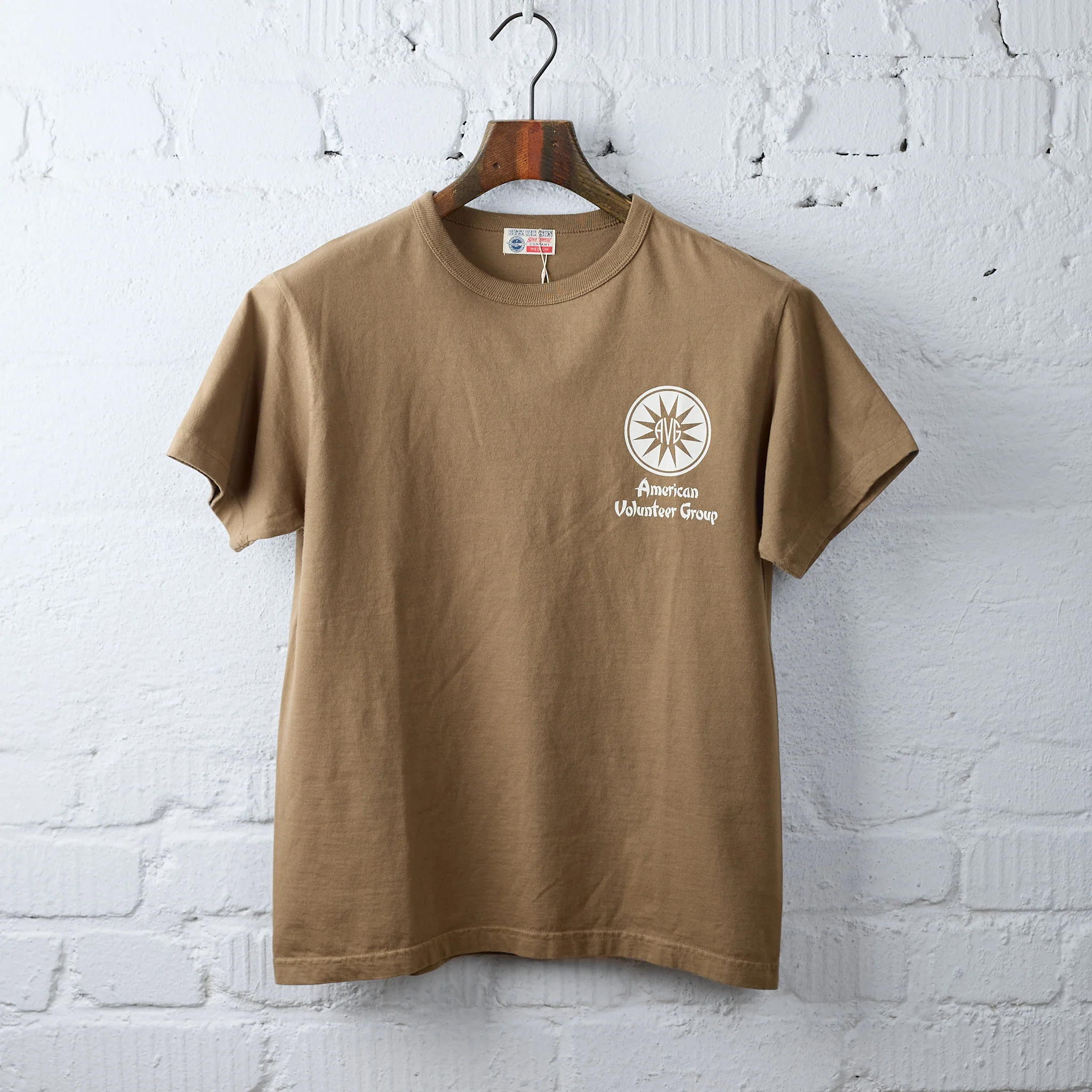 buzz rickson's | br79406 s/s t-shirt “14th air force association” khaki - Image 3