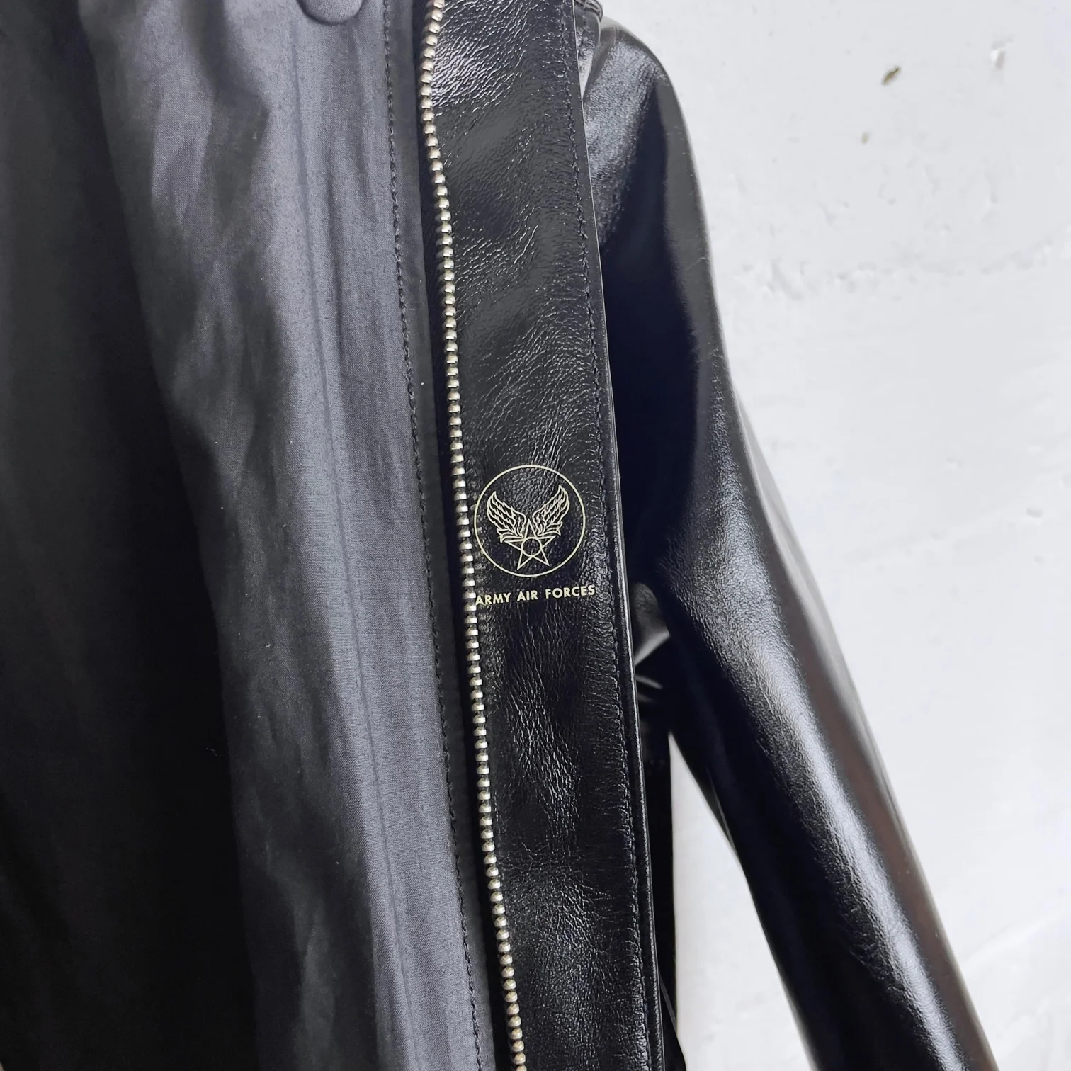 buzz rickson's | br80596 william gibson a-2 jacket black - Image 5