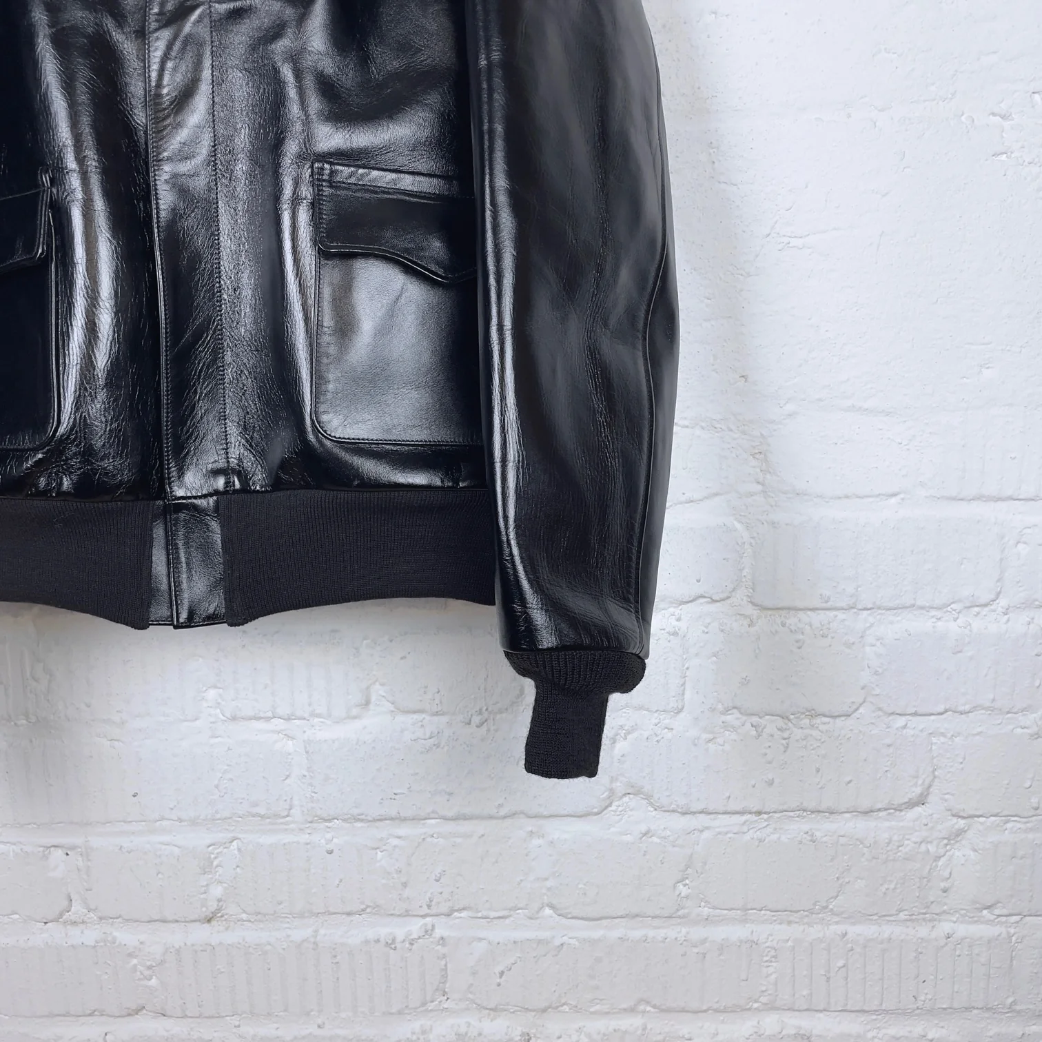 buzz rickson's | br80596 william gibson a-2 jacket black - Image 6