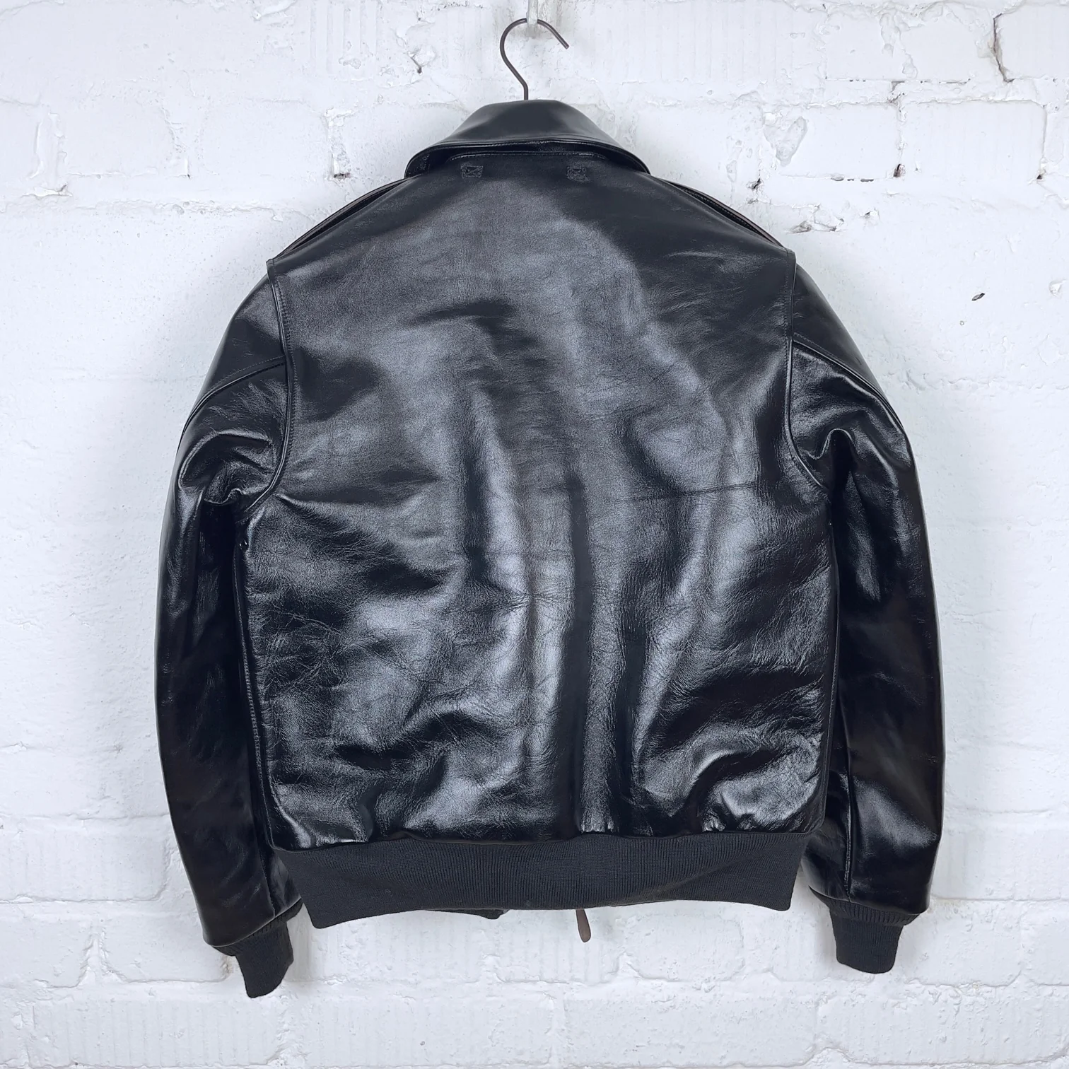 buzz rickson's | br80596 william gibson a-2 jacket black - Image 7