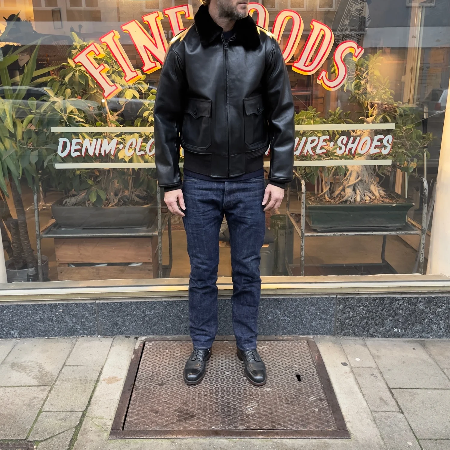 buzz rickson's | br80597 william gibson type black g-1 jacket - Image 2