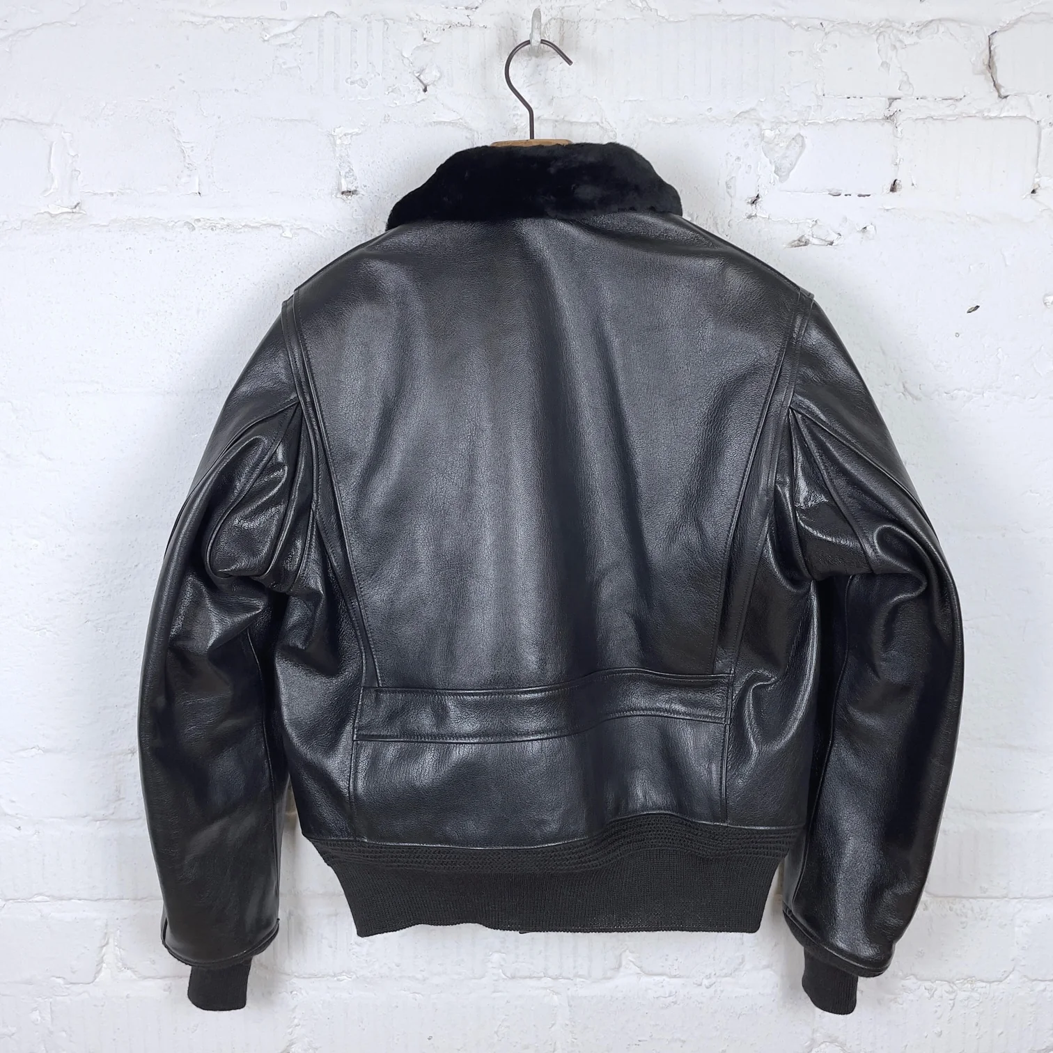 buzz rickson's | br80597 william gibson type black g-1 jacket - Image 5