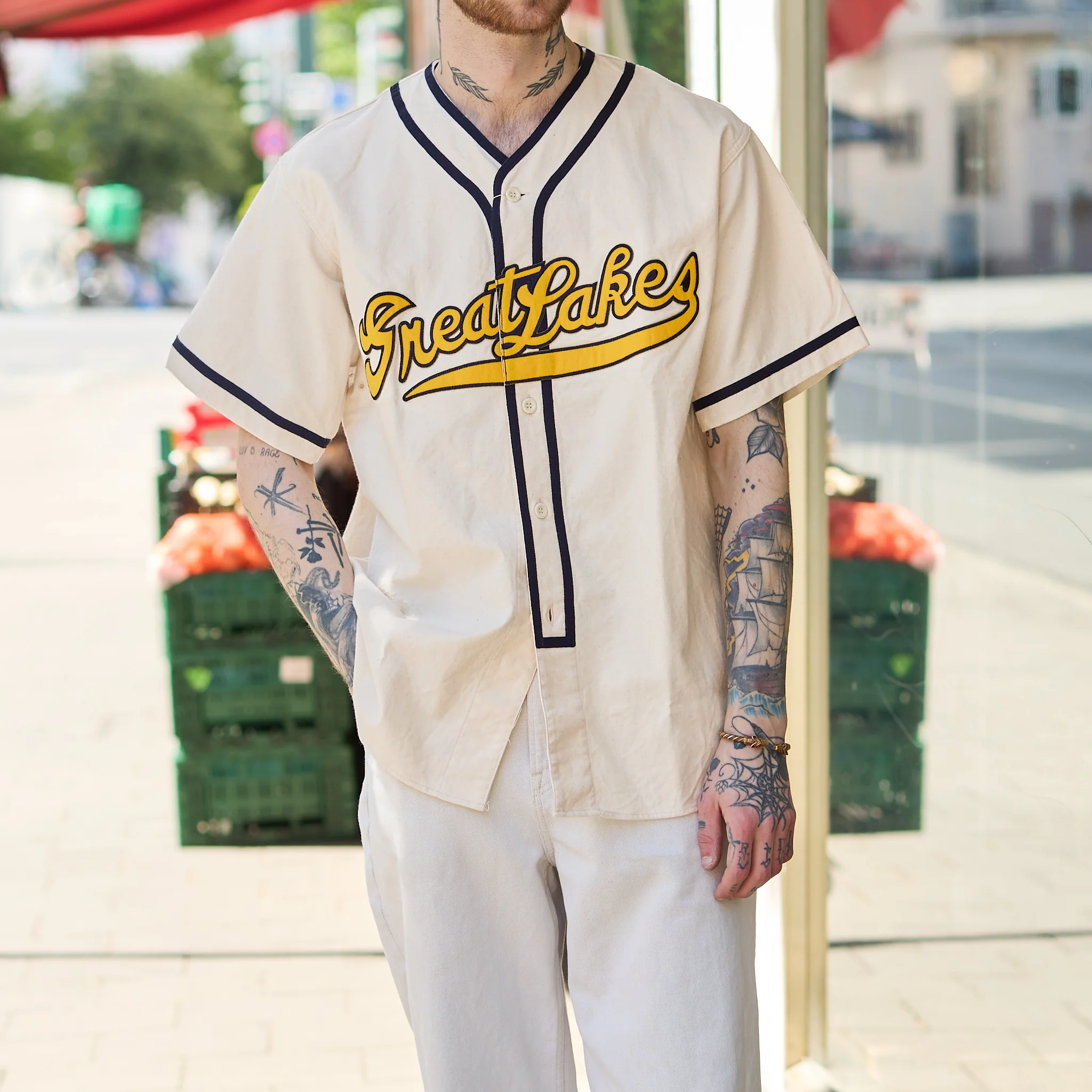 buzz rickson's | brR39269 greatlakes baseball shirt - Image 2