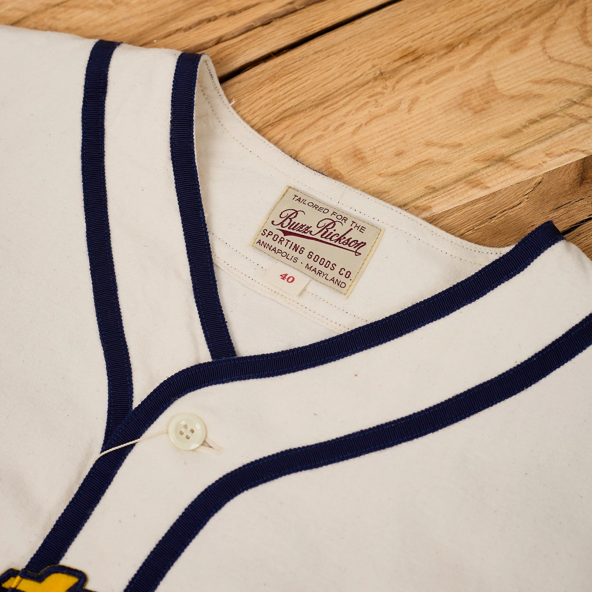buzz rickson's | brR39269 greatlakes baseball shirt - Image 4