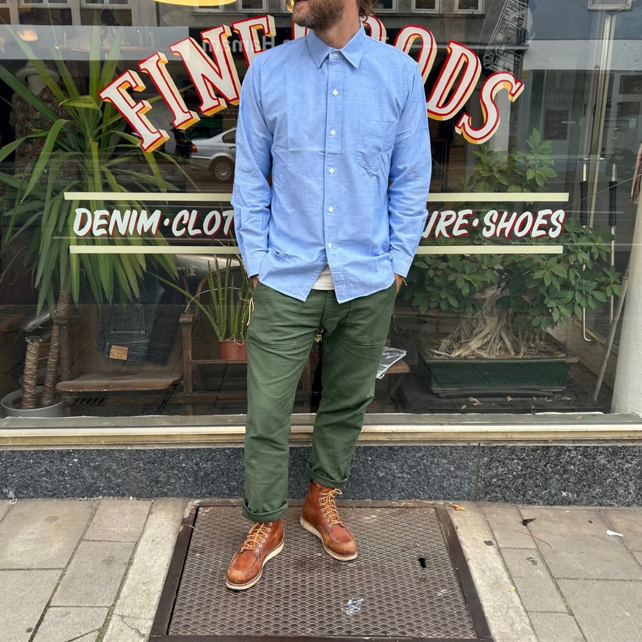 buzz rickson's | oxford shirt - blue - Image 2