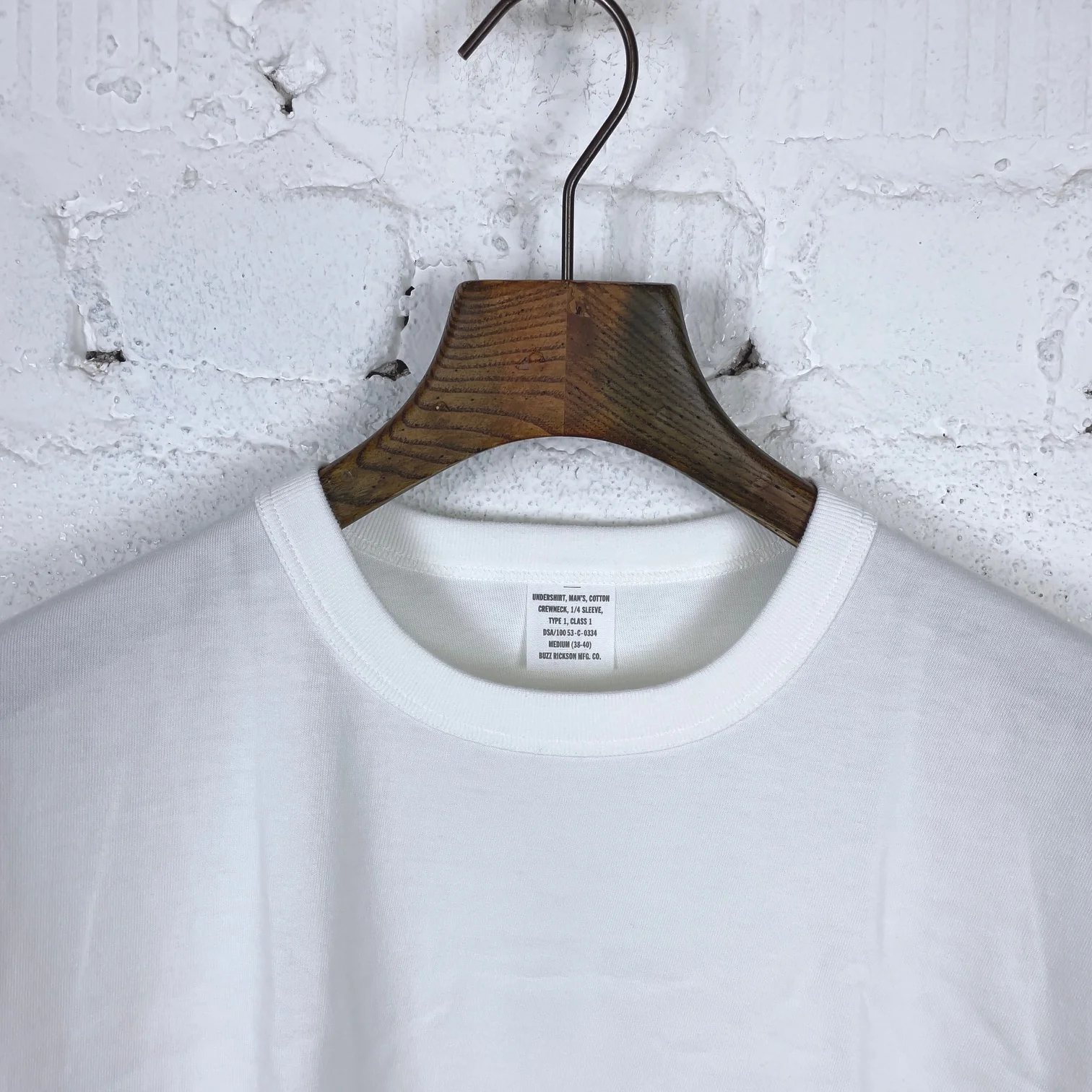 buzz rickson's | us "government issue" tee - white - Image 3