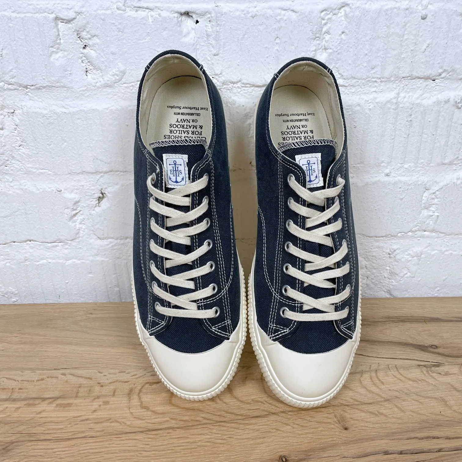 catchball x ehs | military standard low canvas sneaker - abyss navy - Image 3