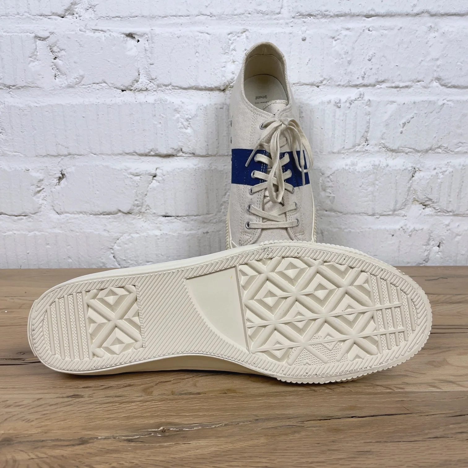 catchball x ehs | military standard low canvas sneaker - navy stencil - Image 5