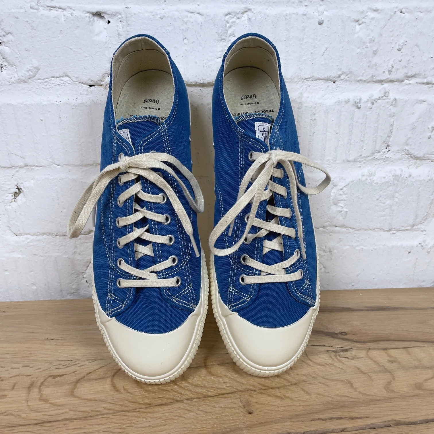 catchball x ehs | military standard low canvas sneaker - wave blue - Image 3