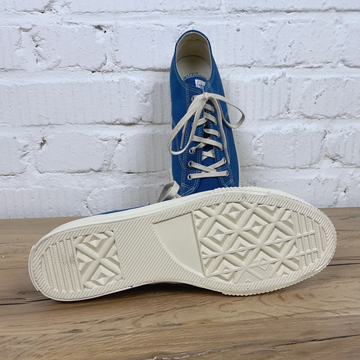 catchball x ehs | military standard low canvas sneaker - wave blue - Image 4