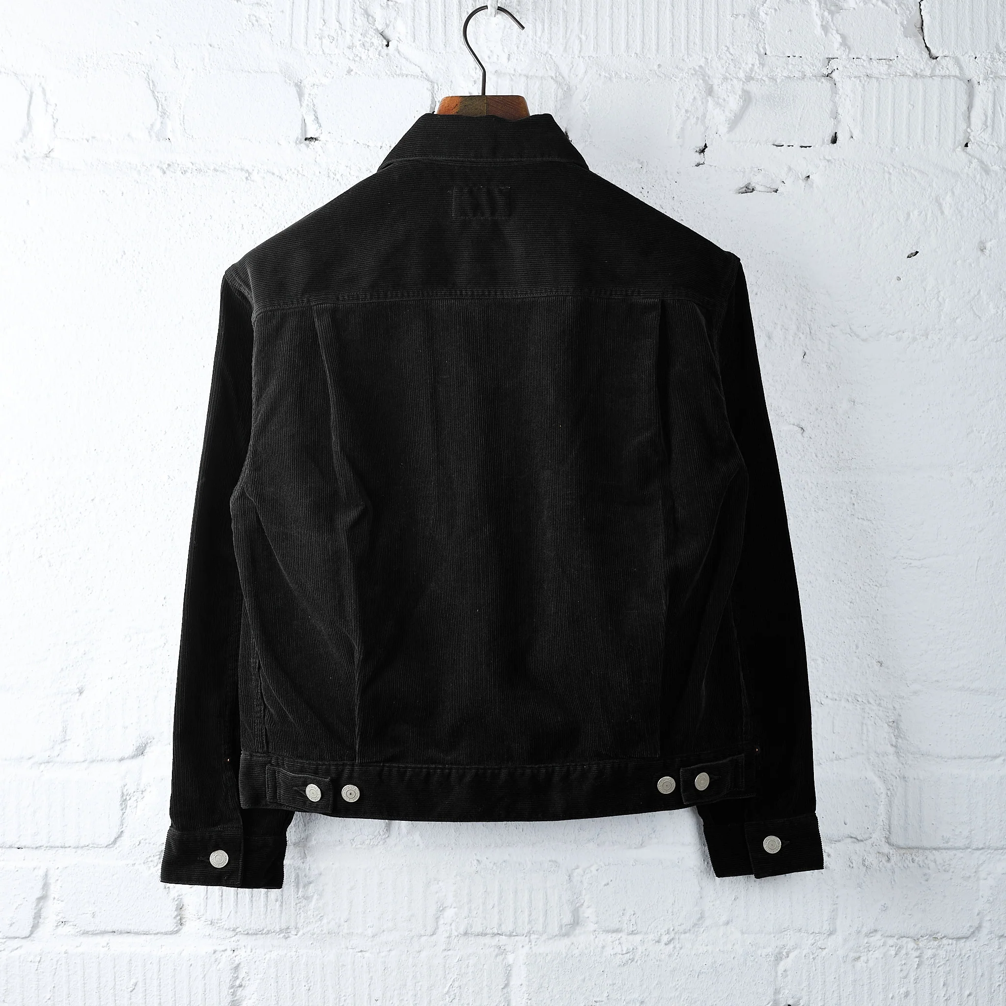 ciota | double pocket corduroy jacket (one wash) - black - Image 3