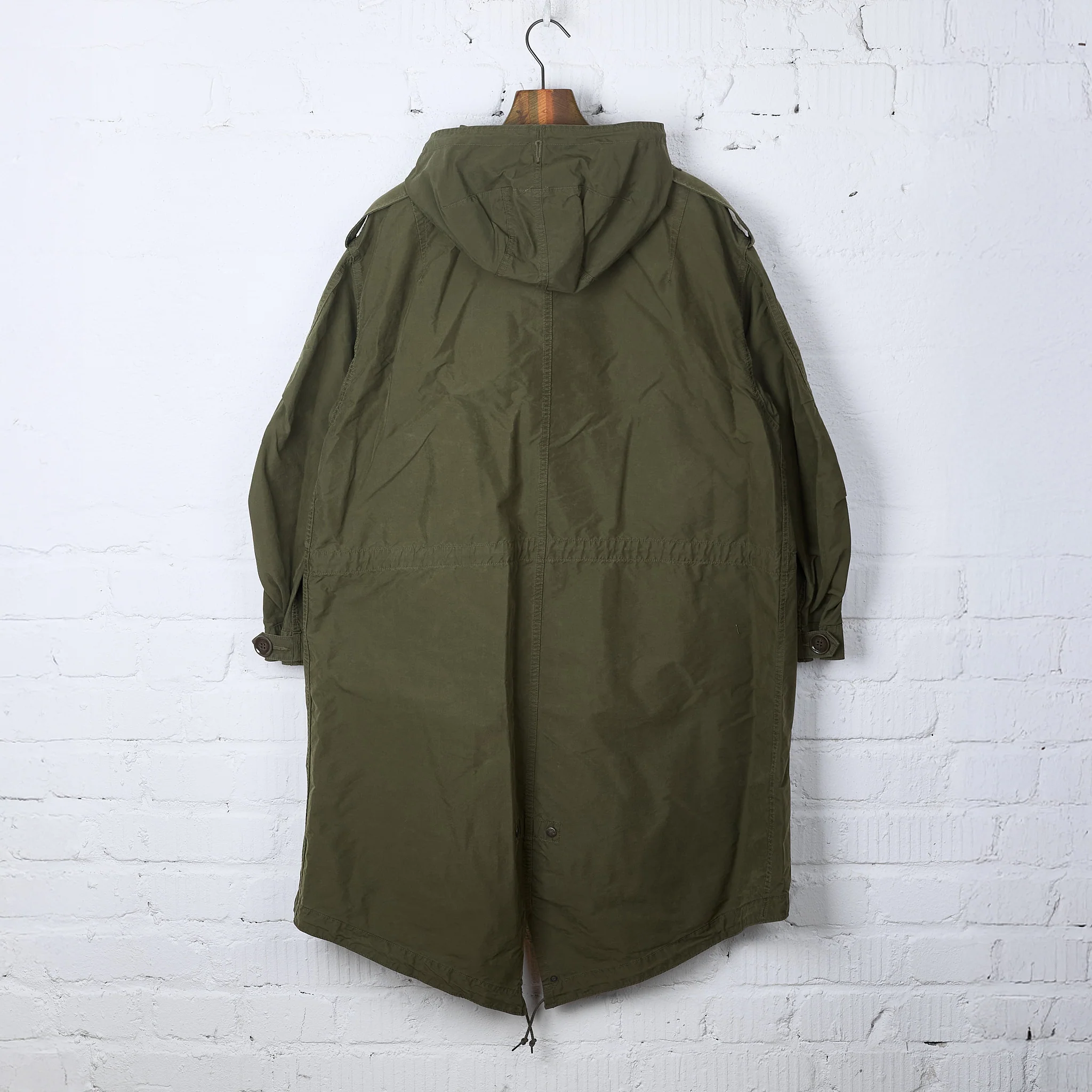 ciota | m-1951 parka shell (stonewash) - dark olive - Image 3
