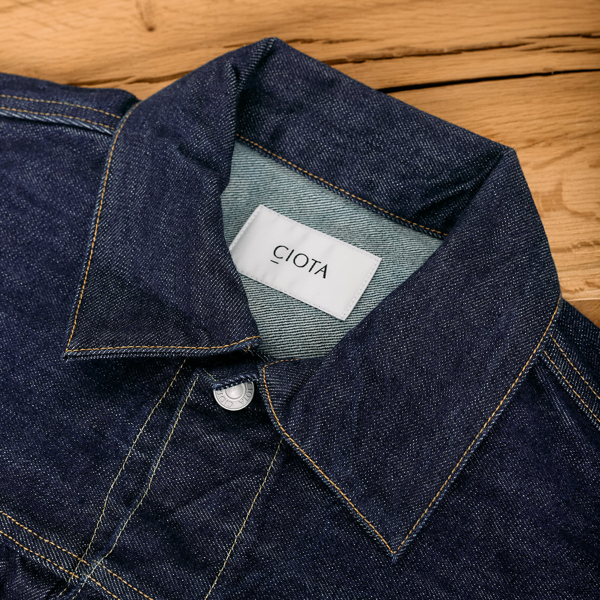ciota | new double pocket denim jacket - navy - Image 4