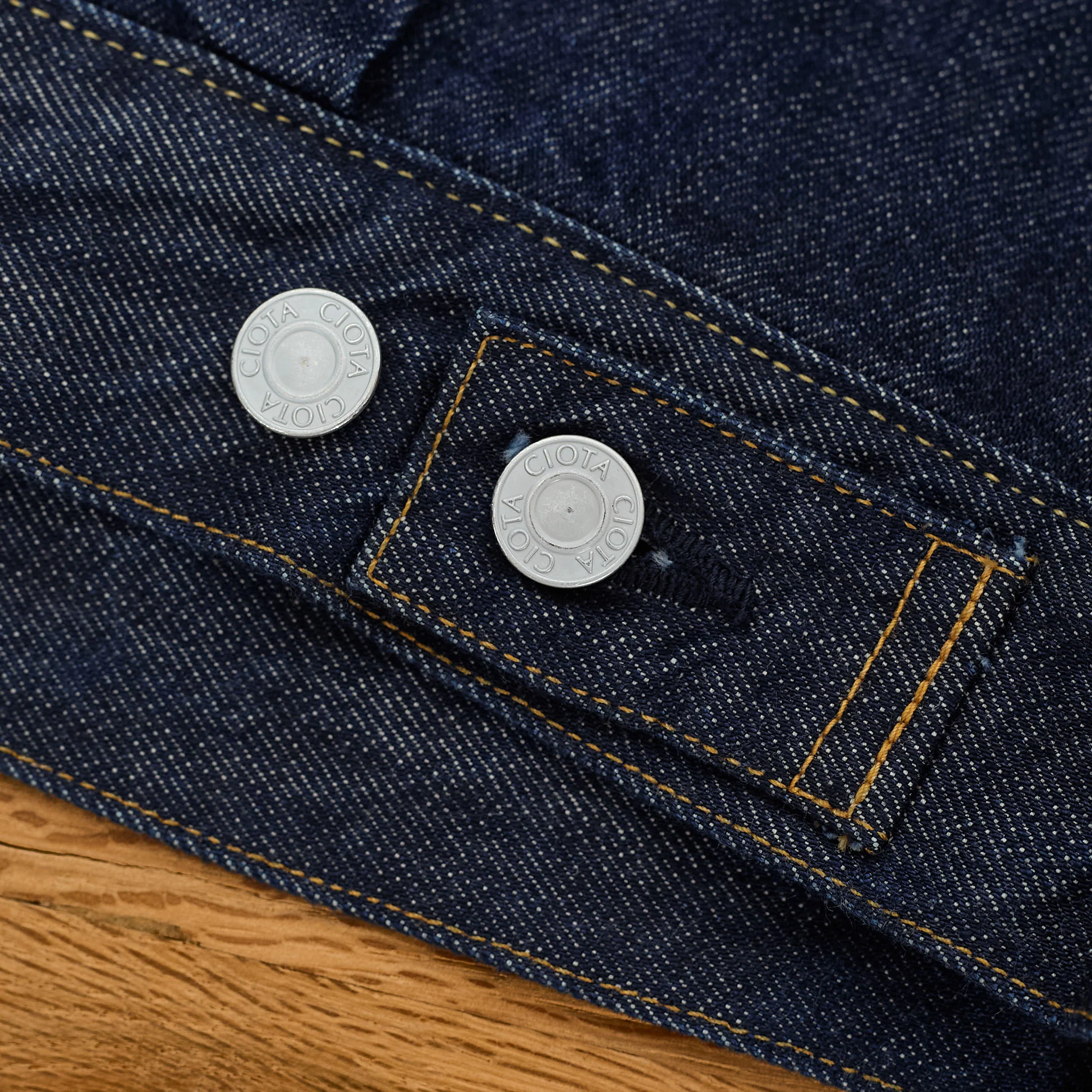 ciota | new double pocket denim jacket - navy - Image 6