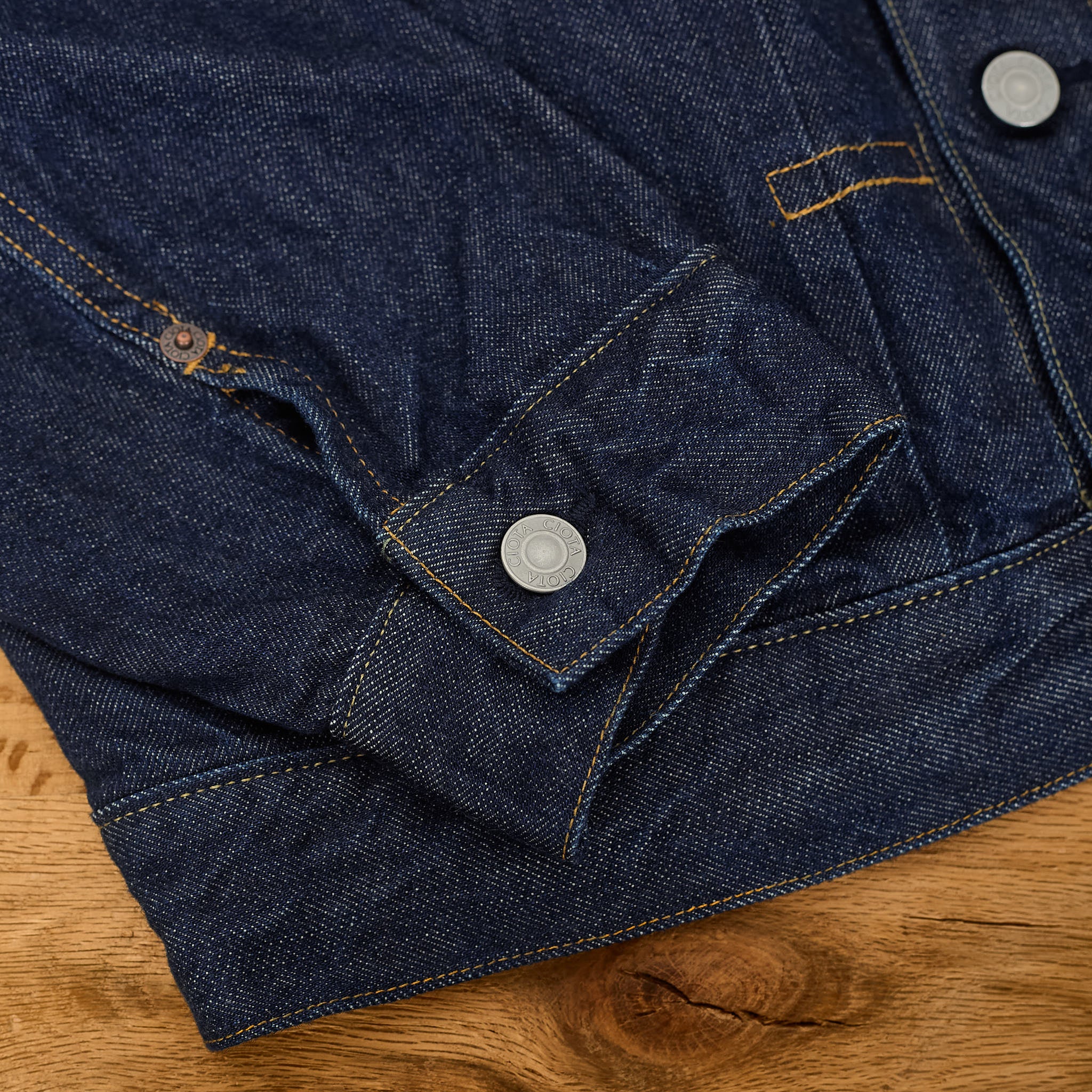 ciota | new double pocket denim jacket - navy - Image 7