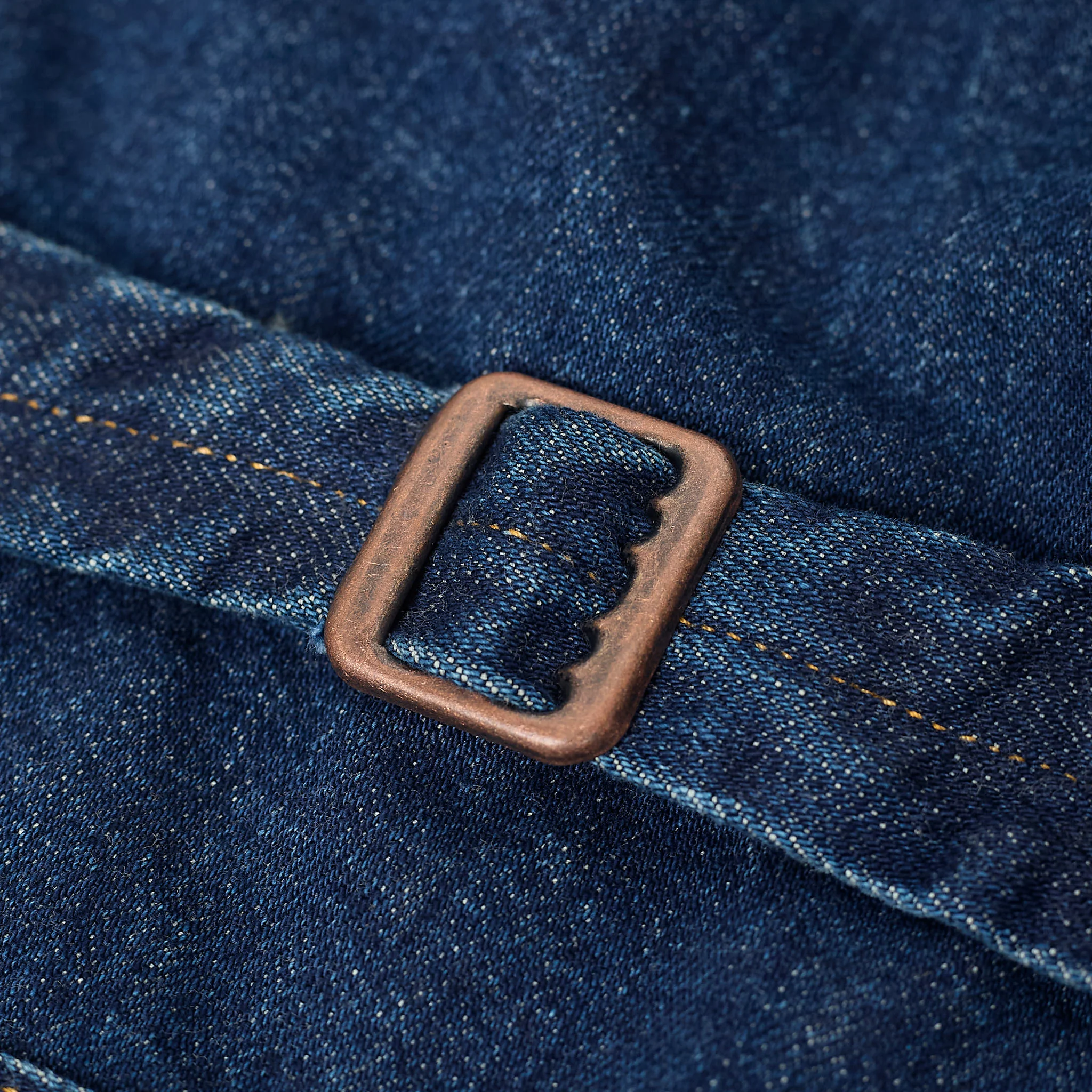 ciota | new single pocket denim jacket (real indigo) - dark blue damage - Image 7