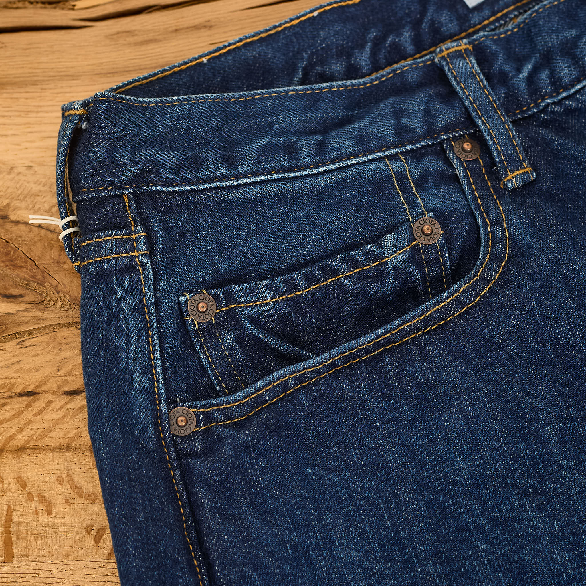 ciota | new straight 5 pocket pants - dark blue damage - Image 6