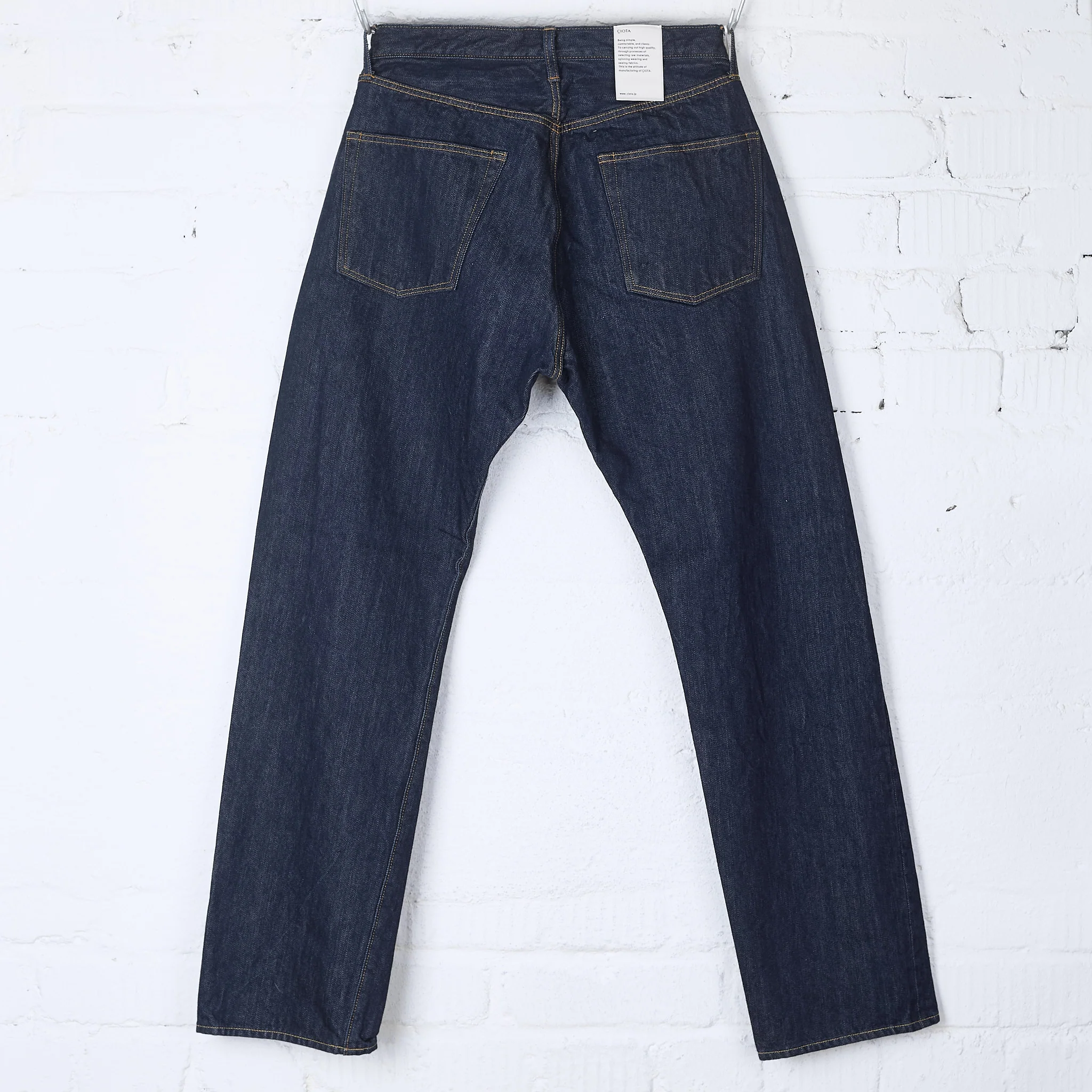 ciota | new straight 5 pocket pants - navy - Image 4