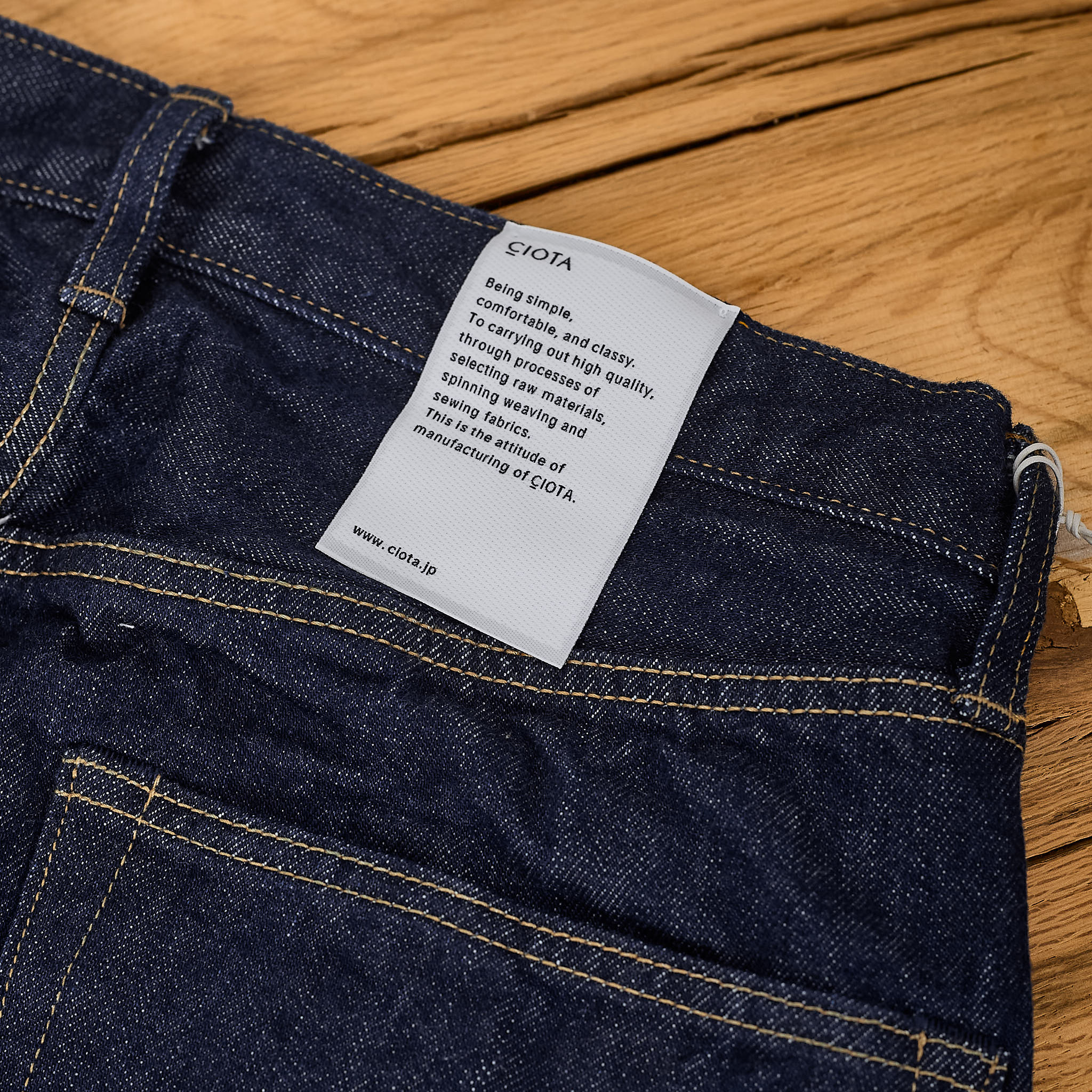ciota | new straight 5 pocket pants - navy - Image 6