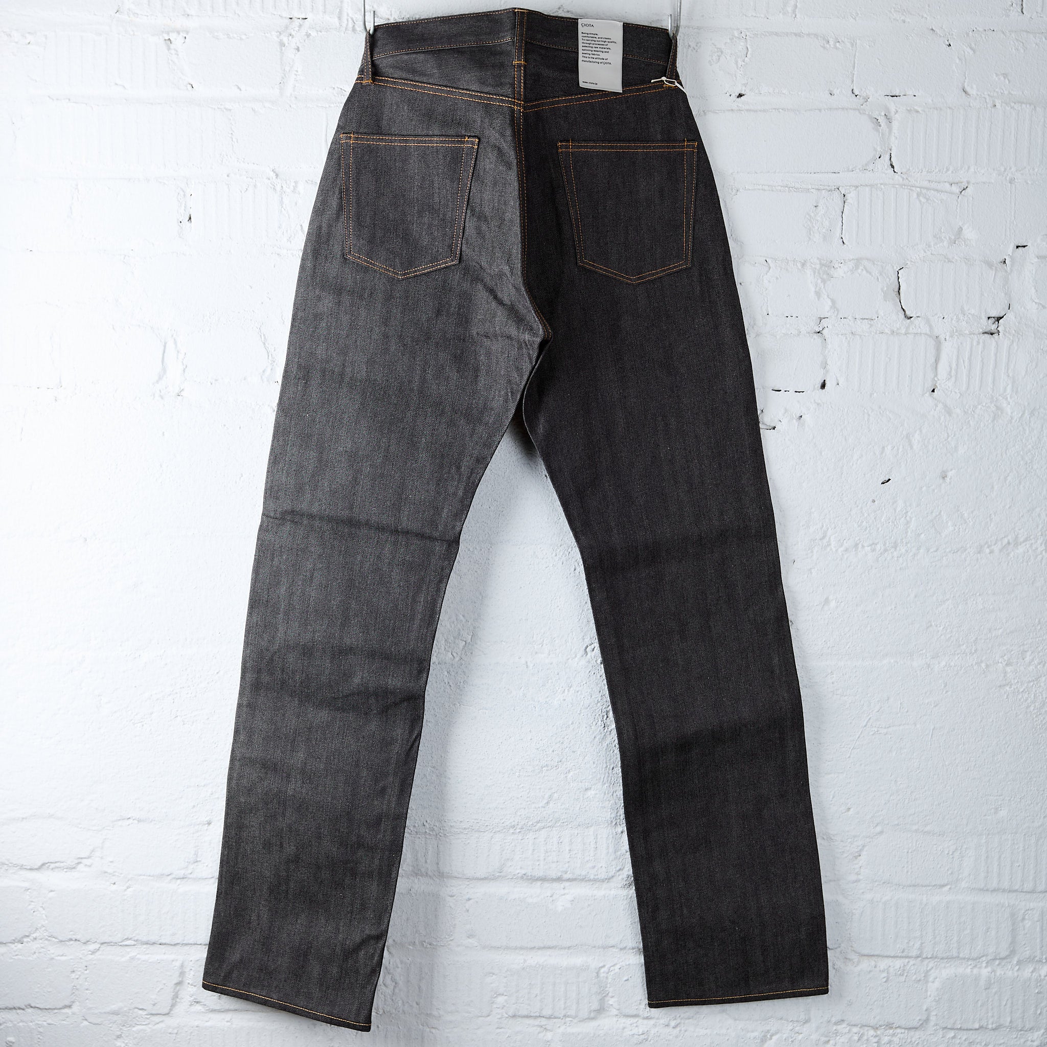 ciota | straight 5 pocket pants (reactive dyeing / rigid) - Image 3