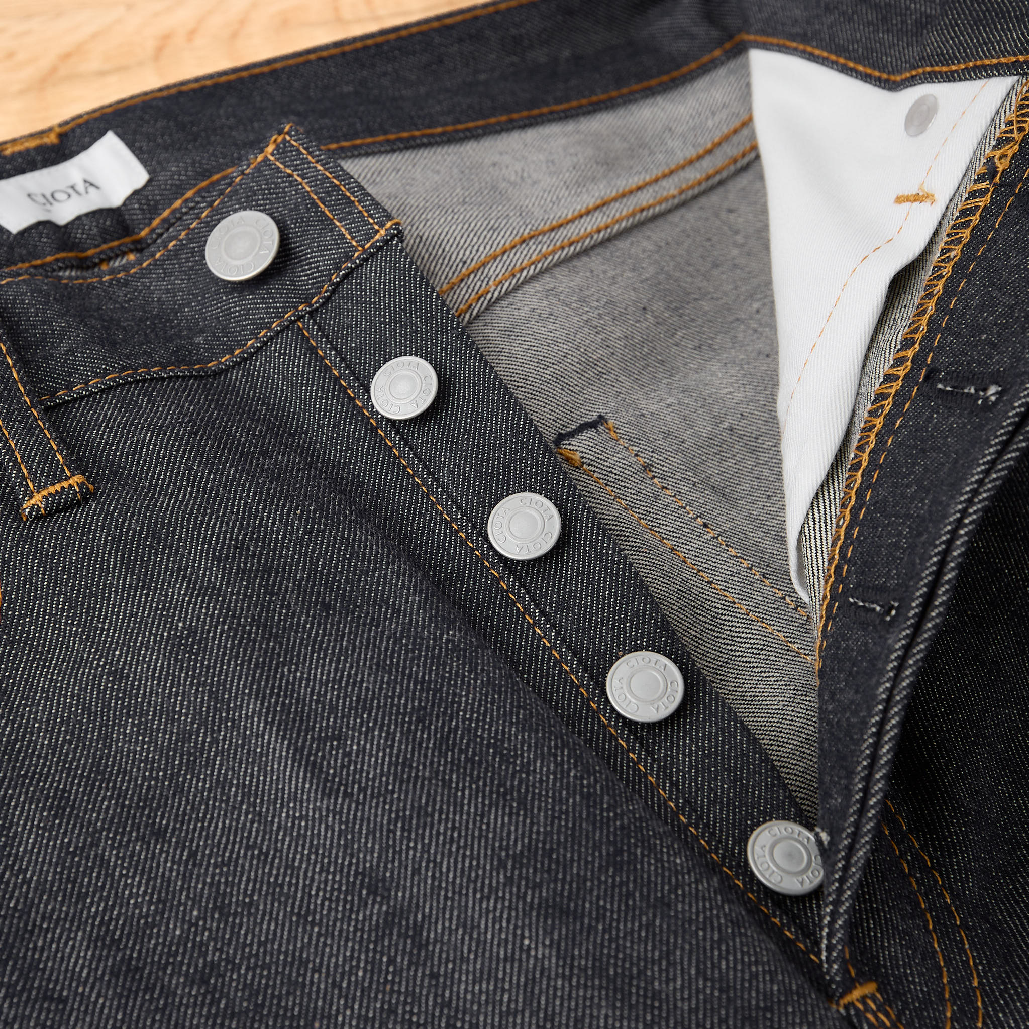 ciota | straight 5 pocket pants (reactive dyeing / rigid) - Image 4
