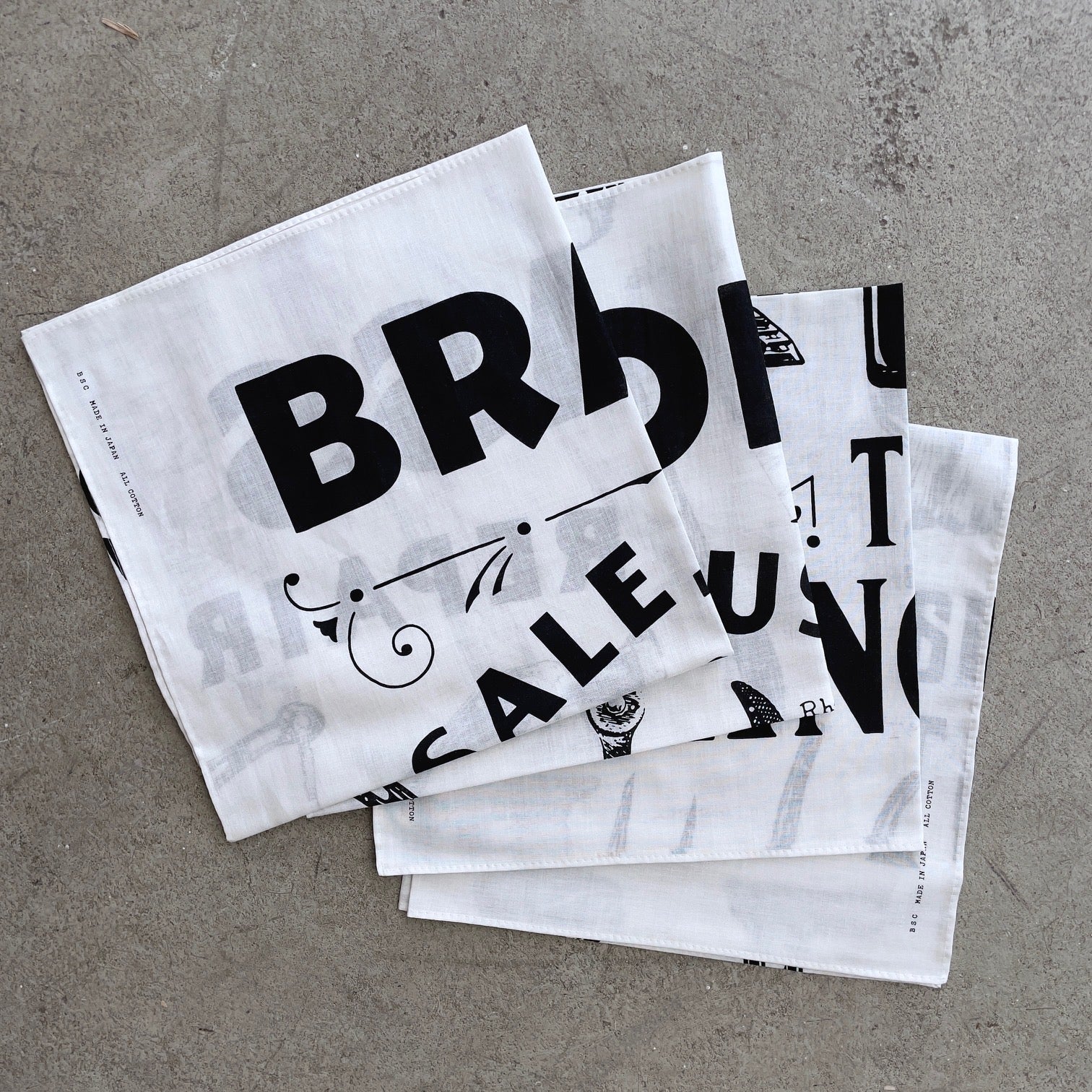clinch | bsc uniform "bandana 4 sheets - shoe making tools" - Image 3