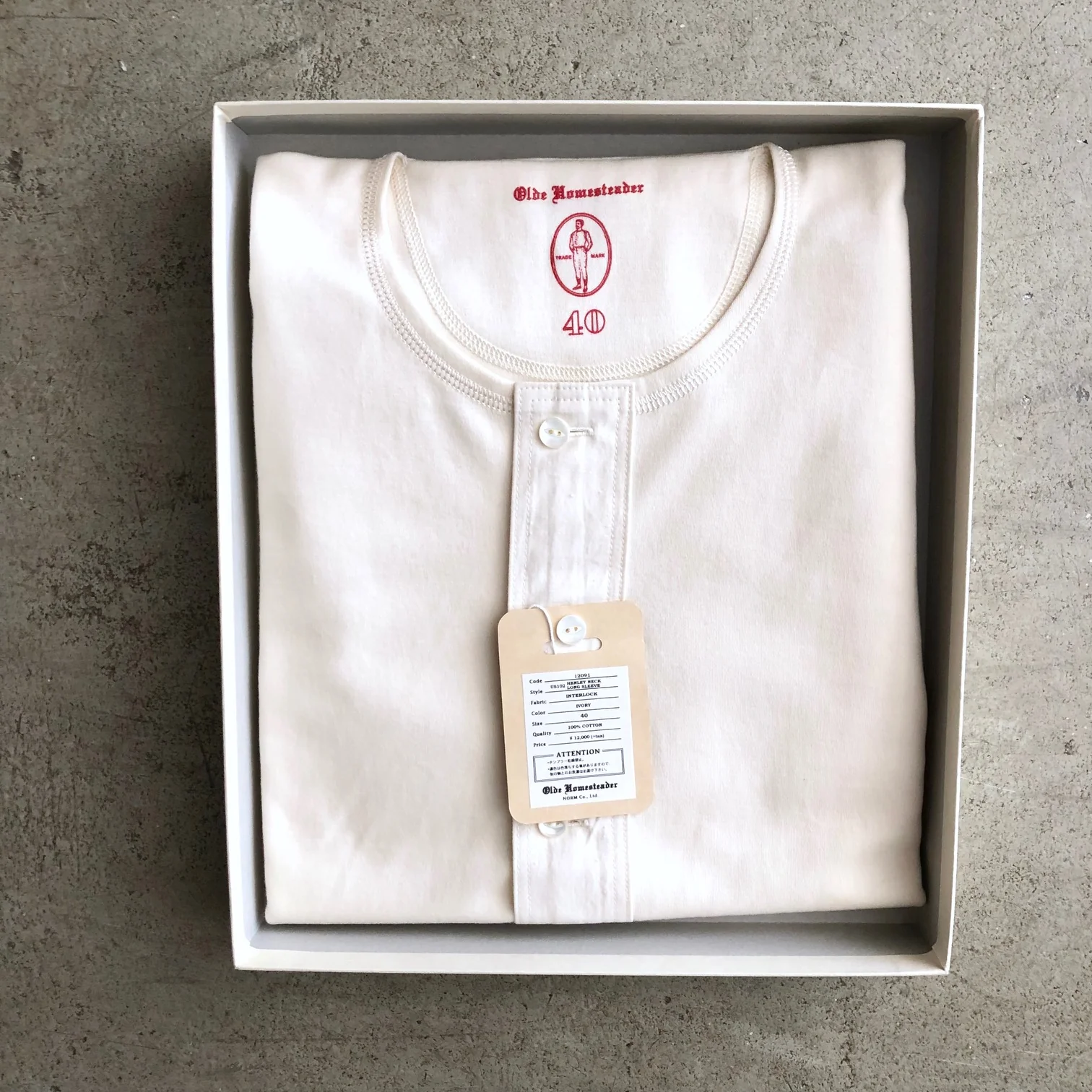 clinch | bsc uniform "henley neck long sleeve" - Image 5