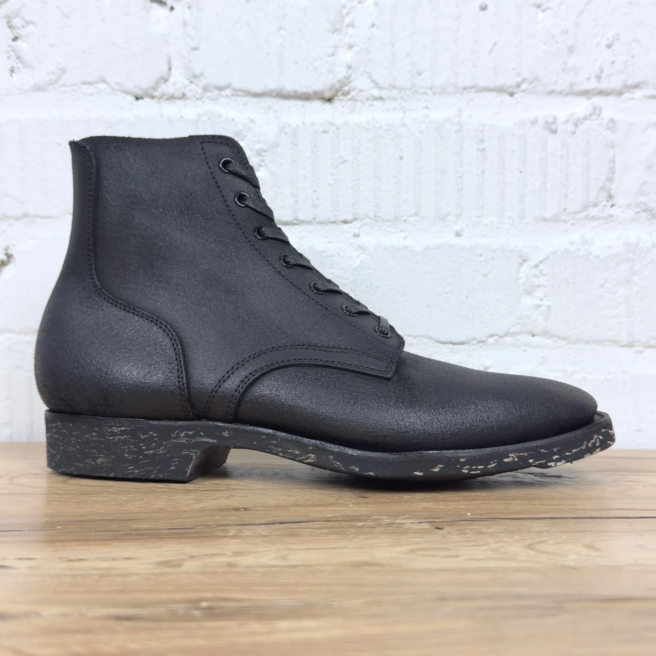 clinch | yeager boots - black roughout