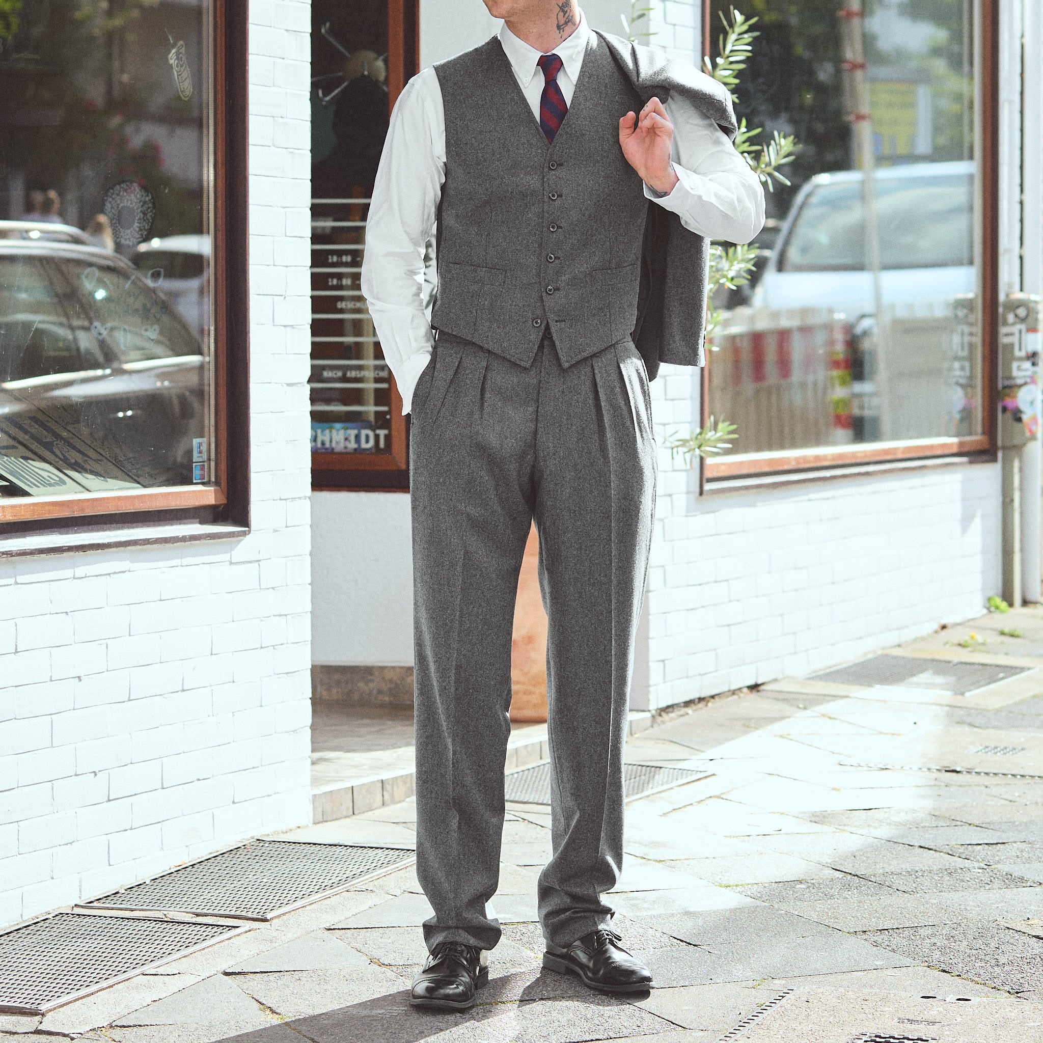d.c. white | ivy basic suit (three-piece) canonico - Image 3