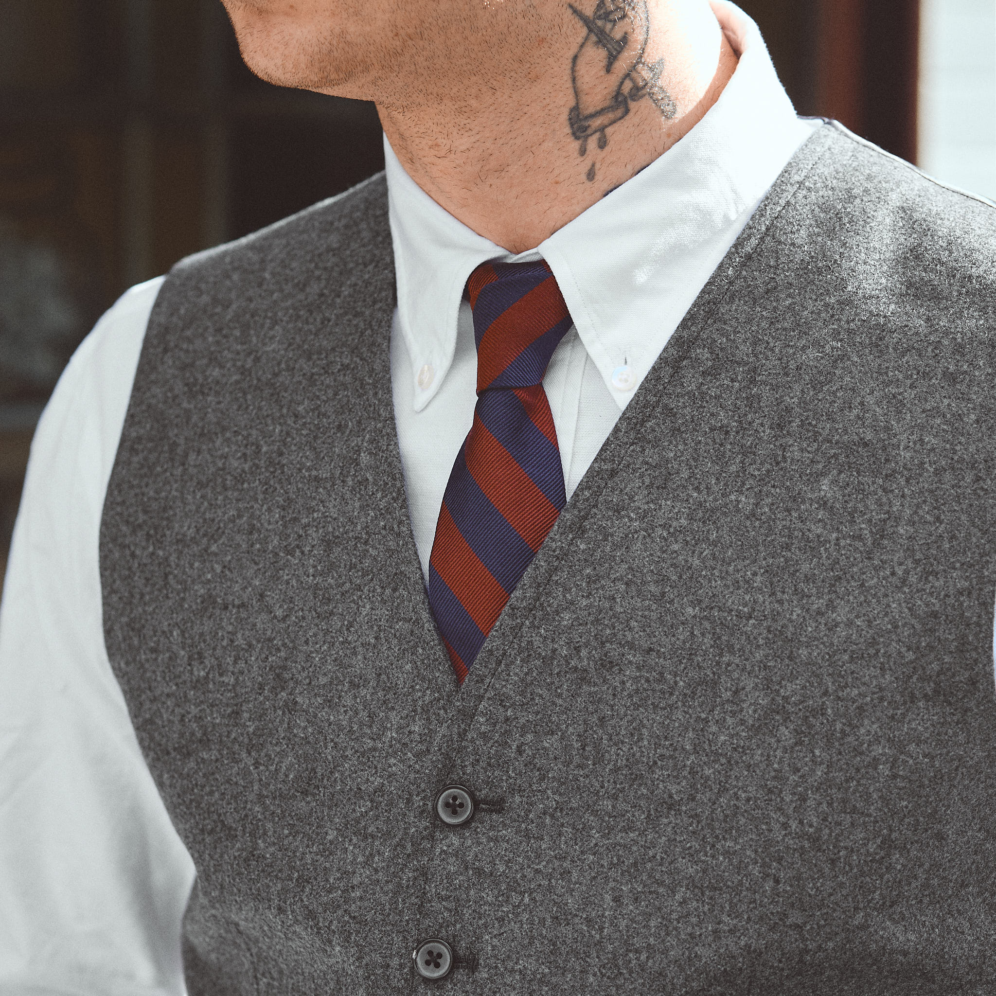 d.c. white | ivy basic suit (three-piece) canonico - Image 4