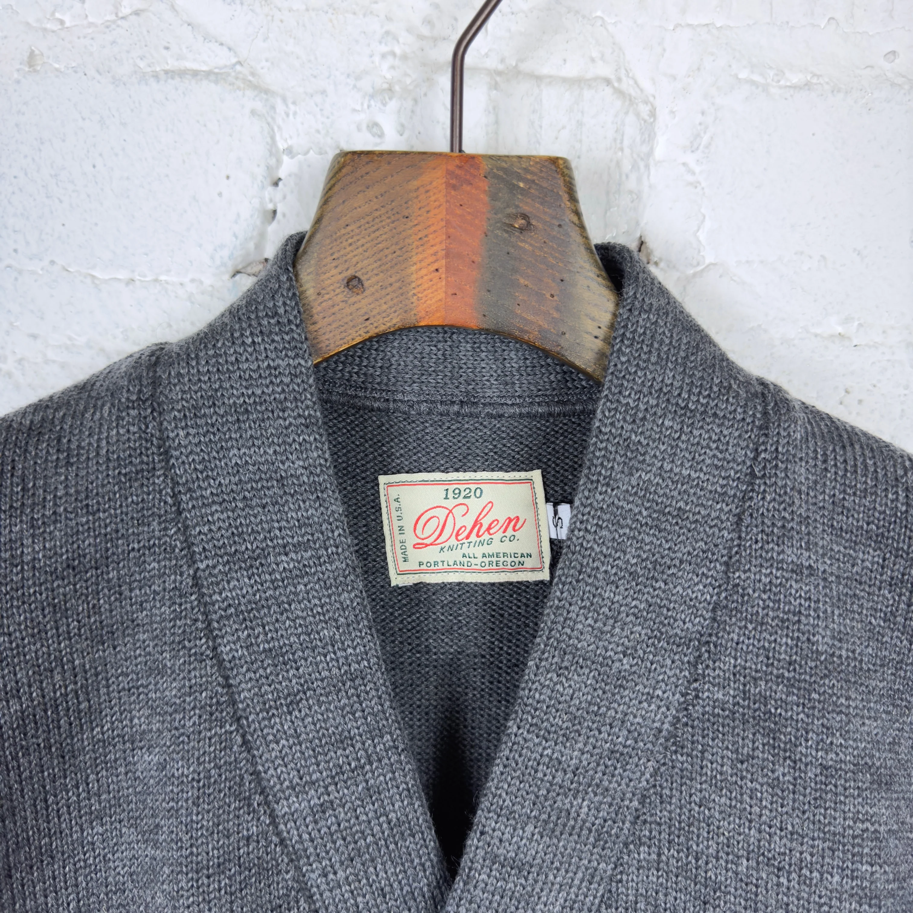 dehen 1920 | classic cardigan - charcoal - Image 3