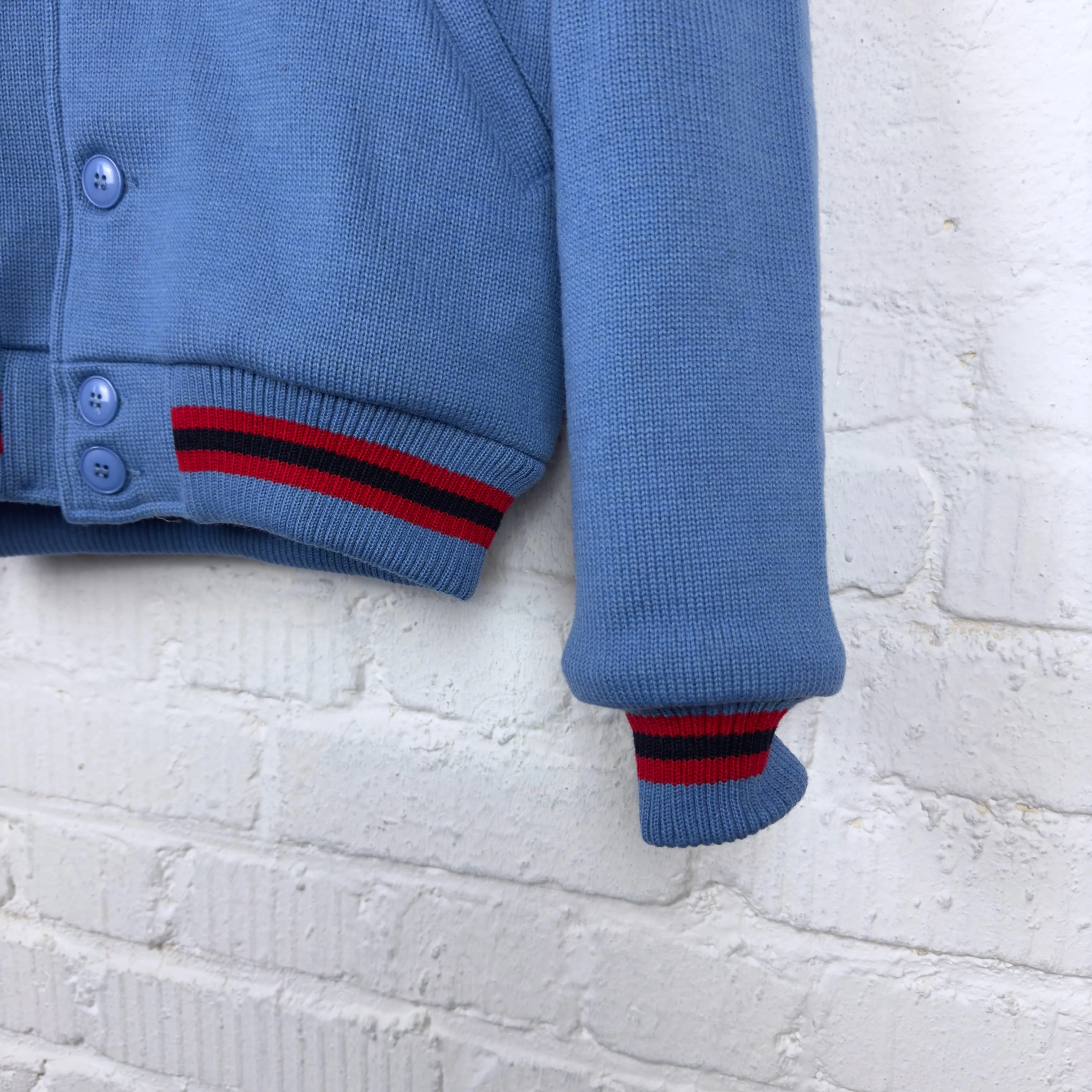 dehen 1920 | knit club jacket - columbia blue - Image 5