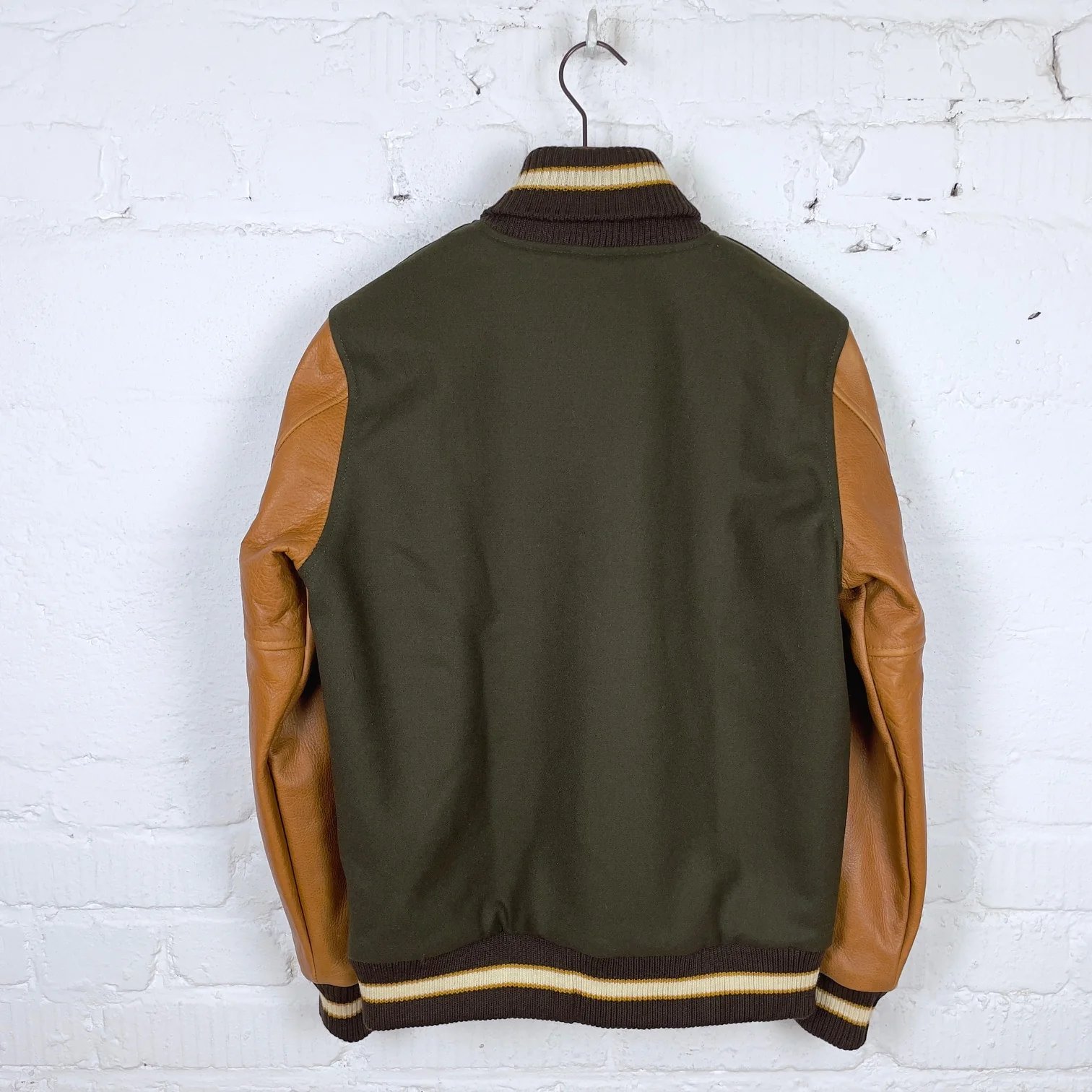 dehen 1920 | varsity jacket - loden - rust - Image 7